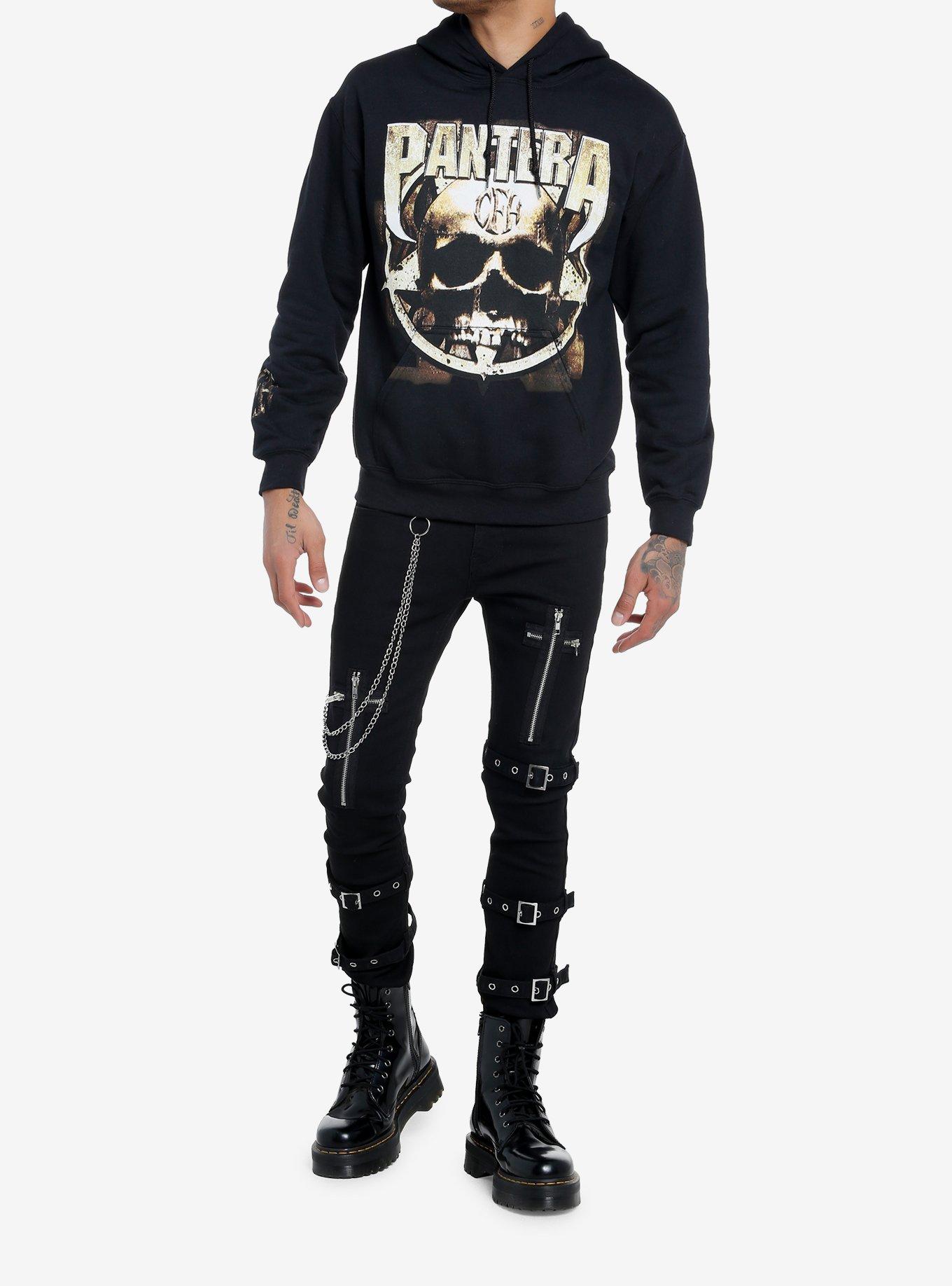 Pantera Cowboys From Hell Skull Hoodie, , hi-res