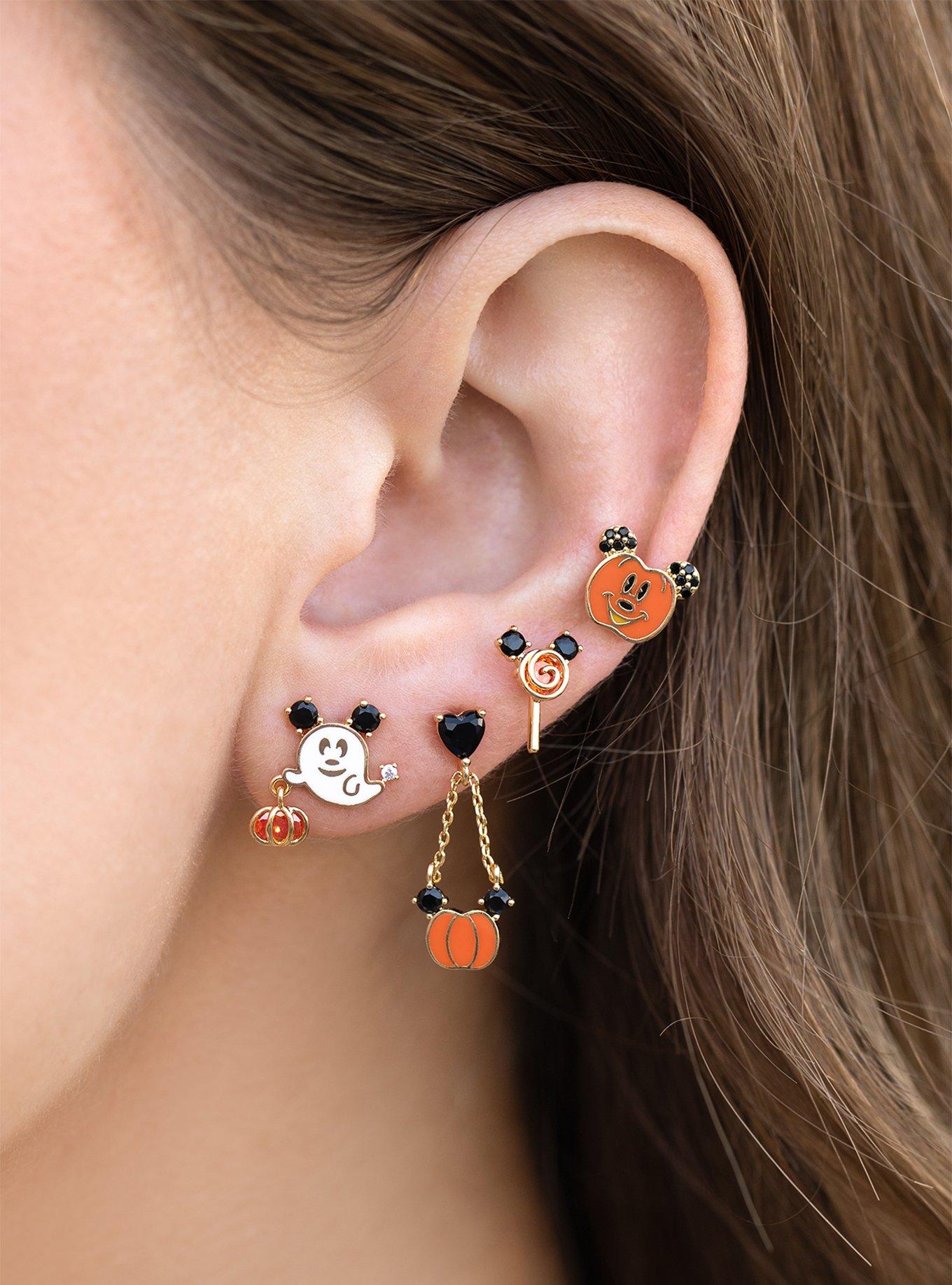 Disney X Girls Crew Pumpkin Patch Mismatch Earring Set, , hi-res
