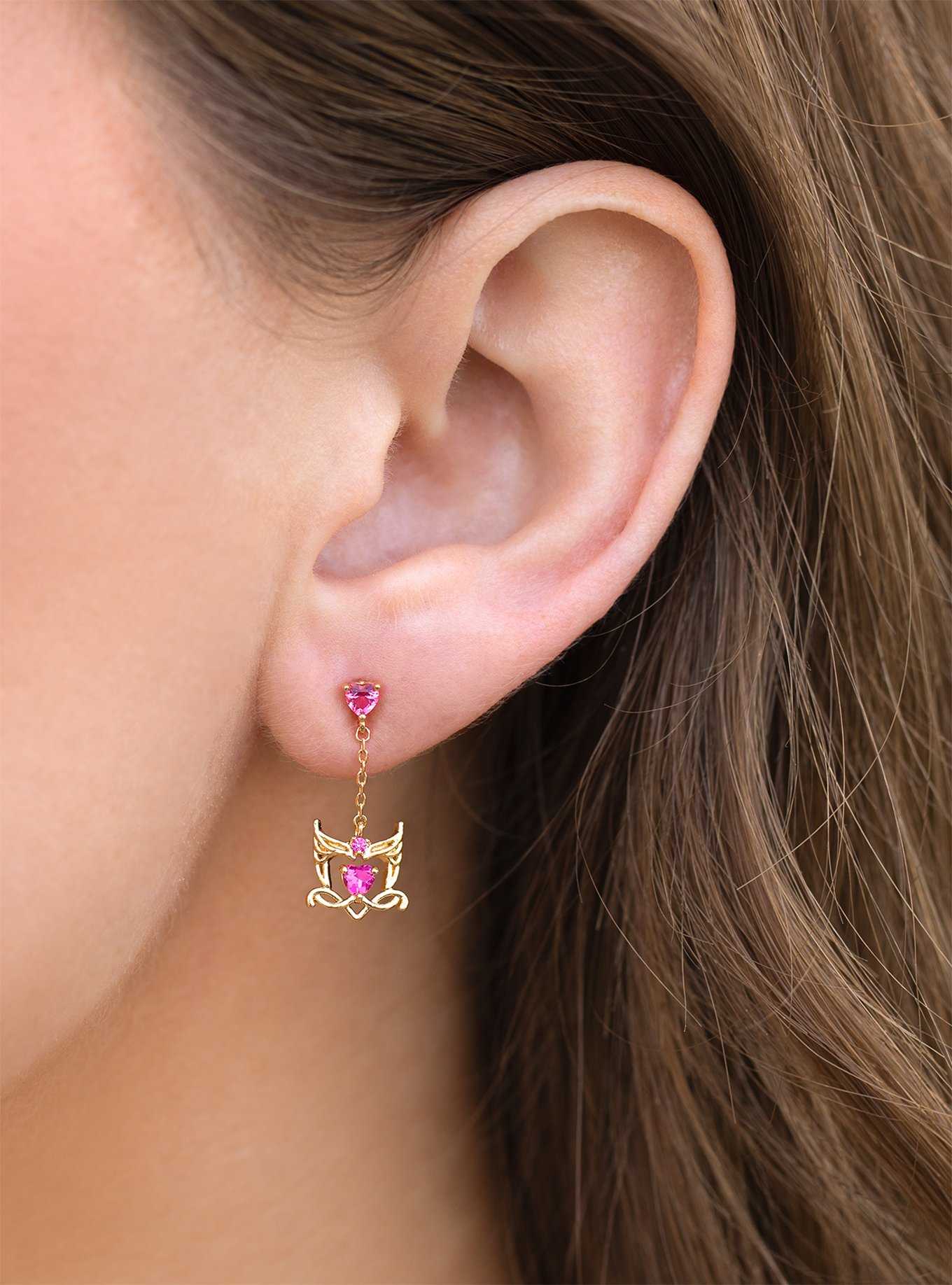 Marvel X Girls Crew Scarlet Witch Drop Earrings, , hi-res