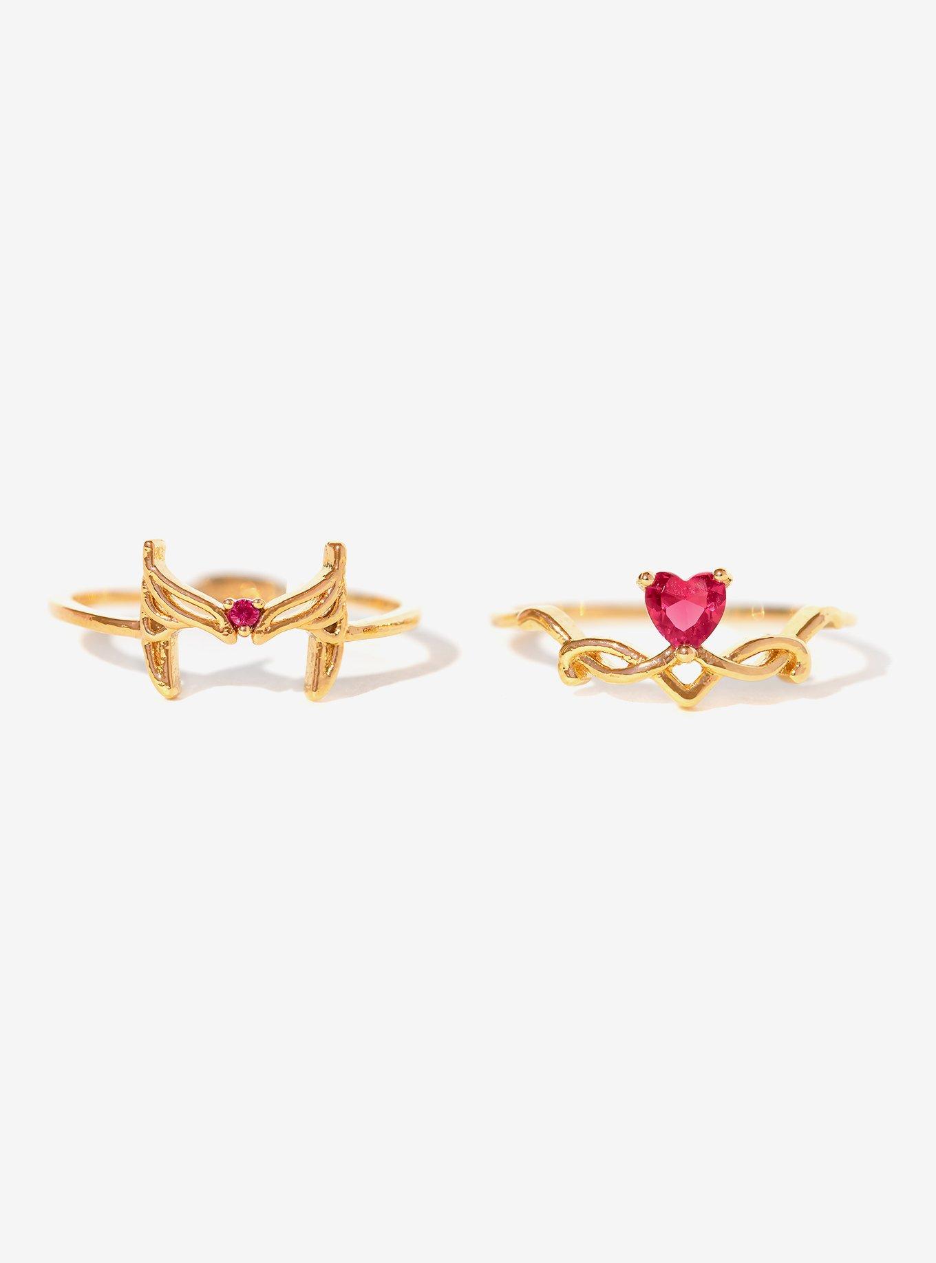 Marvel X Girls Crew Scarlet Witch Ring Set, MULTI, alternate