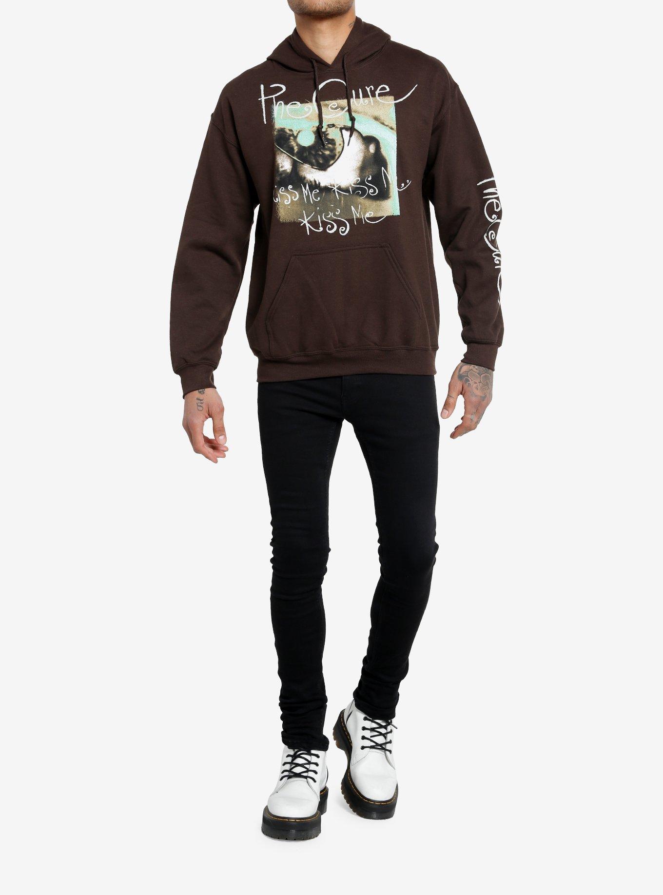 The Cure Kiss Me Kiss Me Kiss Me Brown Hoodie, , hi-res