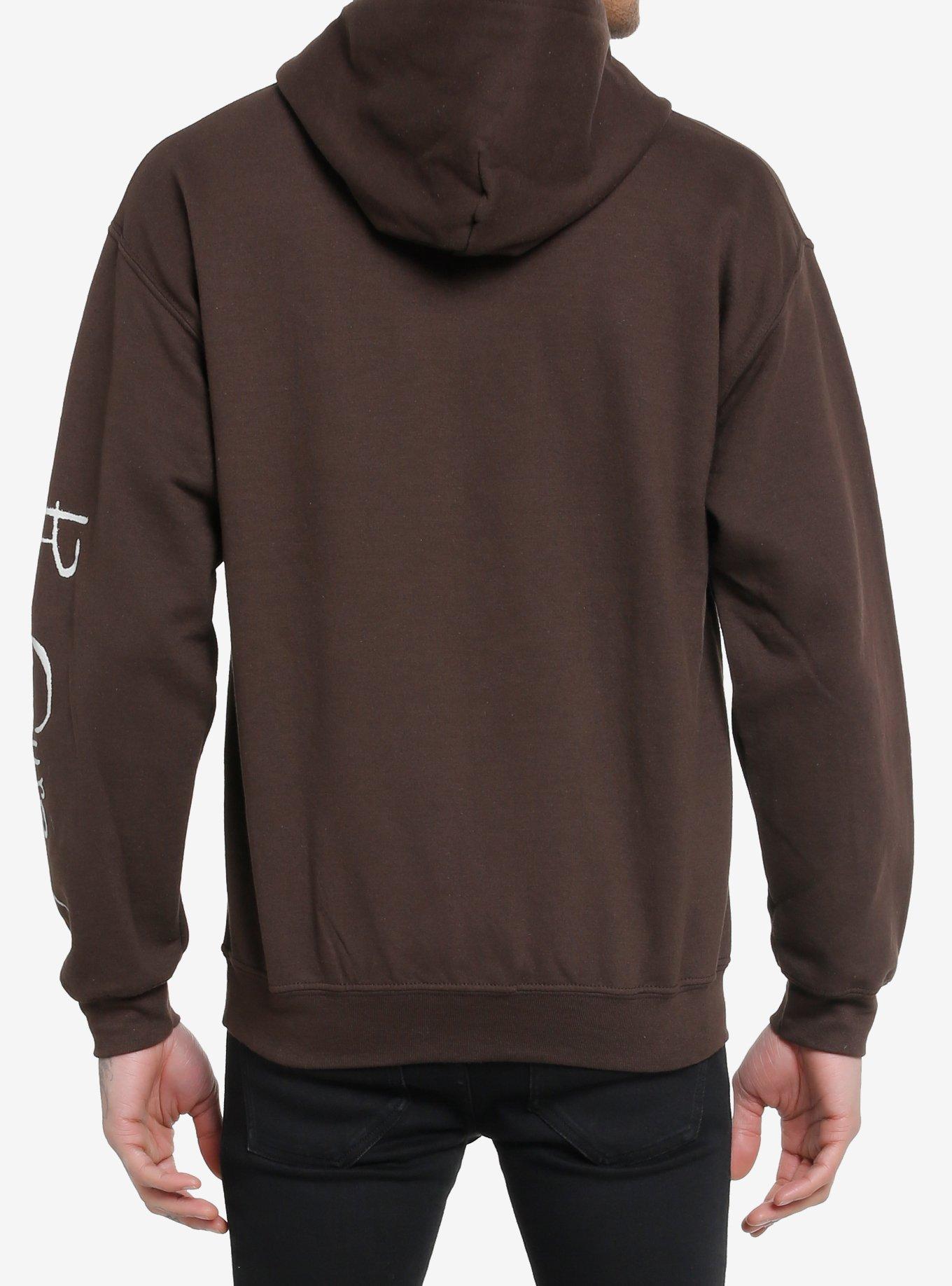 The Cure Kiss Me Kiss Me Kiss Me Brown Hoodie, BROWN, alternate