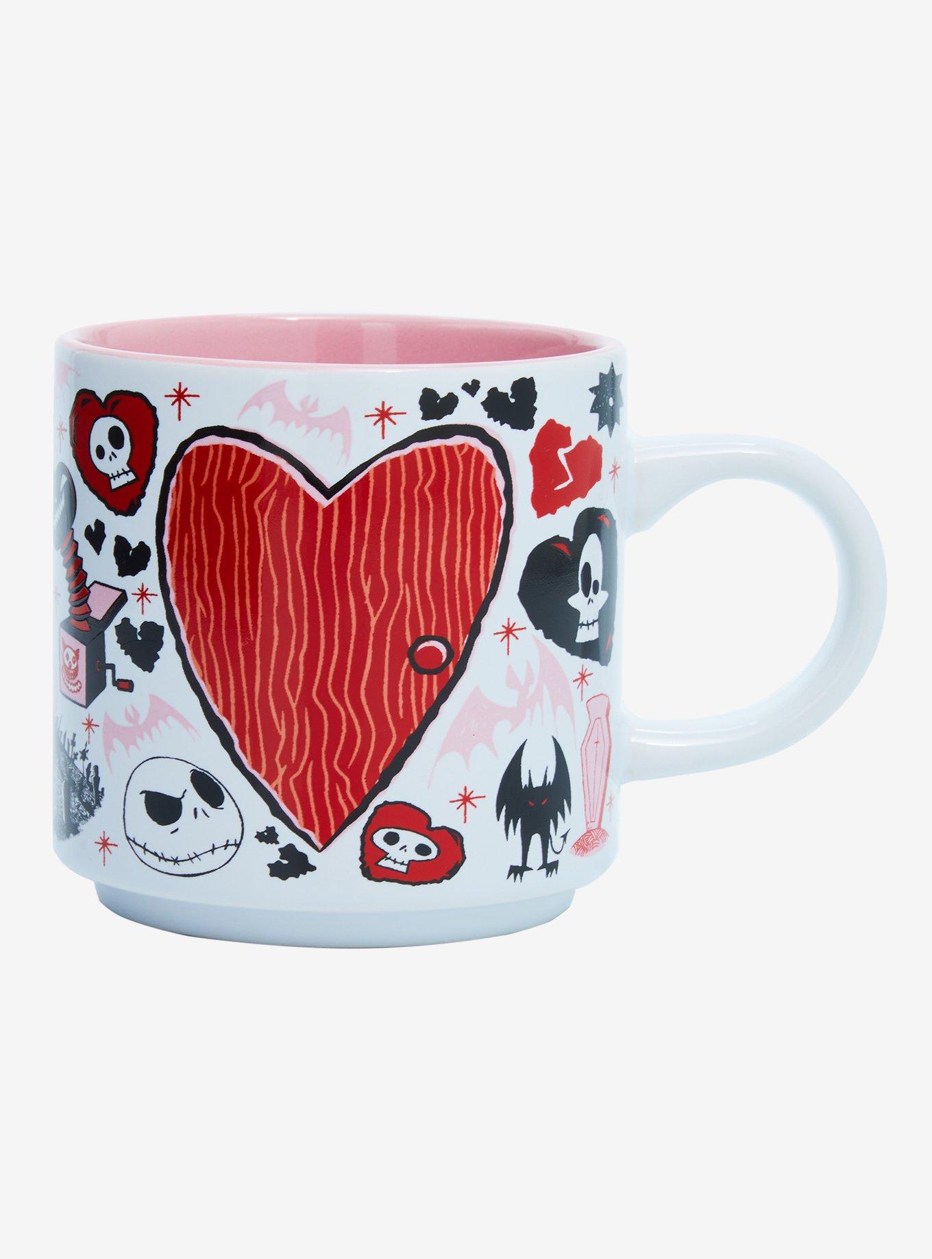 The Nightmare Before Christmas Jack & Sally Valentine's Mug, , alternate