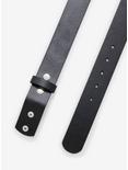 Black Faux Leather Belt Without Buckle, MULTI, alternate
