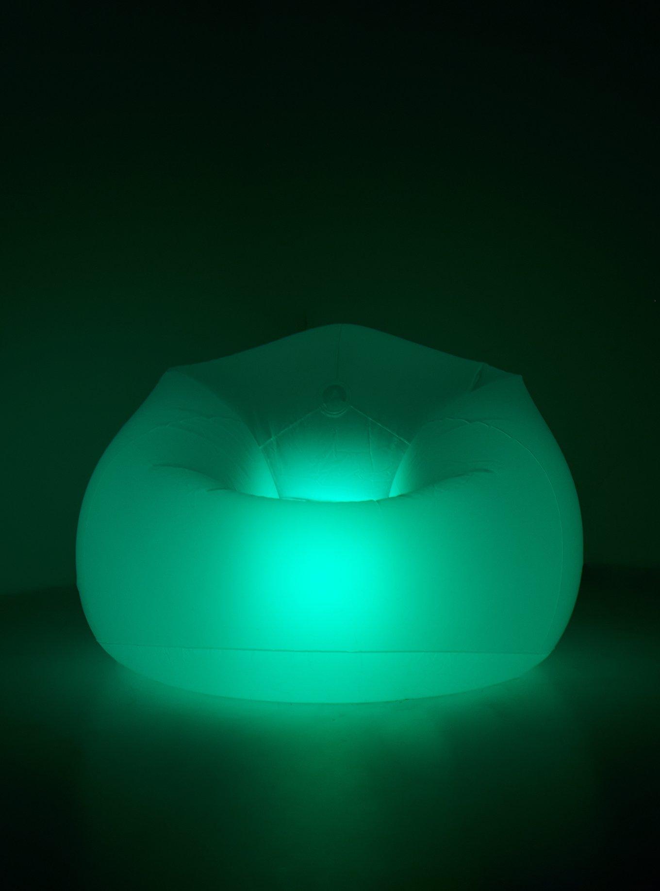 Color-Changing Glow Inflatable Chair, , alternate