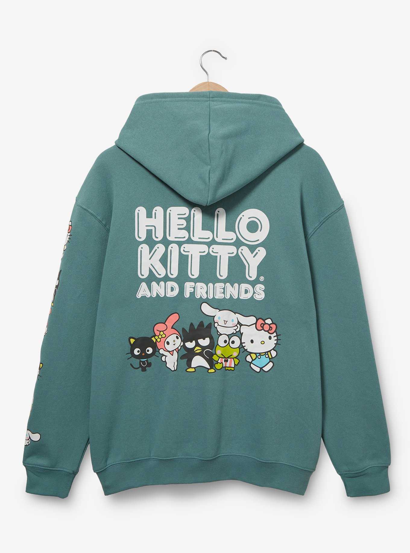 Sanrio Hello Kitty and Friends Group Portrait Zippered Hoodie - BoxLunch Exclusive, , hi-res
