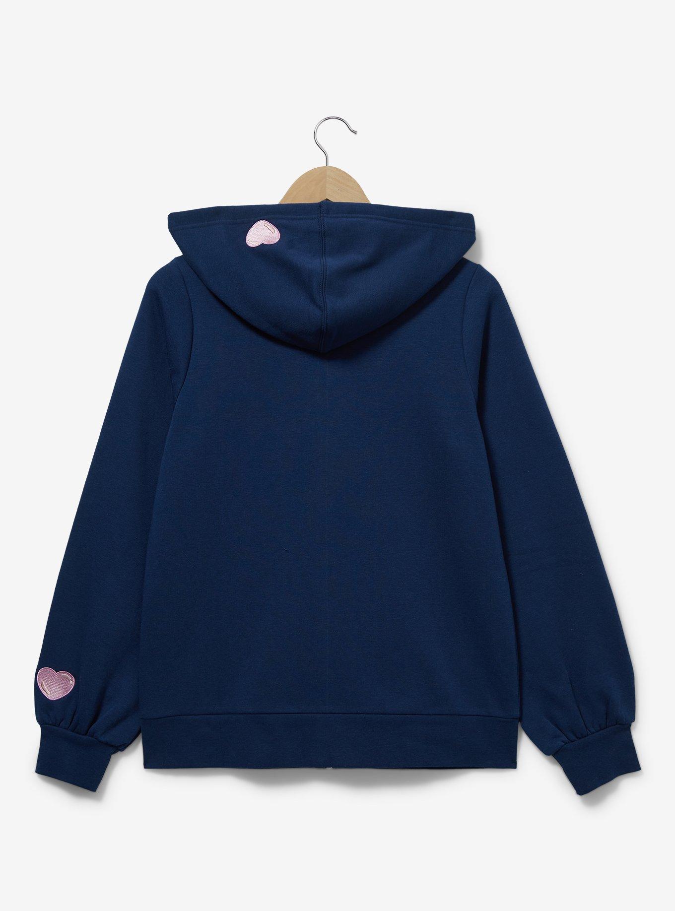 Fiction Tokyo Kitty Volume Sleeve Sweatshirt Top Hooded