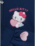 Sanrio Hello Kitty Emo Kyun Zip Hoodie - BoxLunch Exclusive, NAVY, alternate