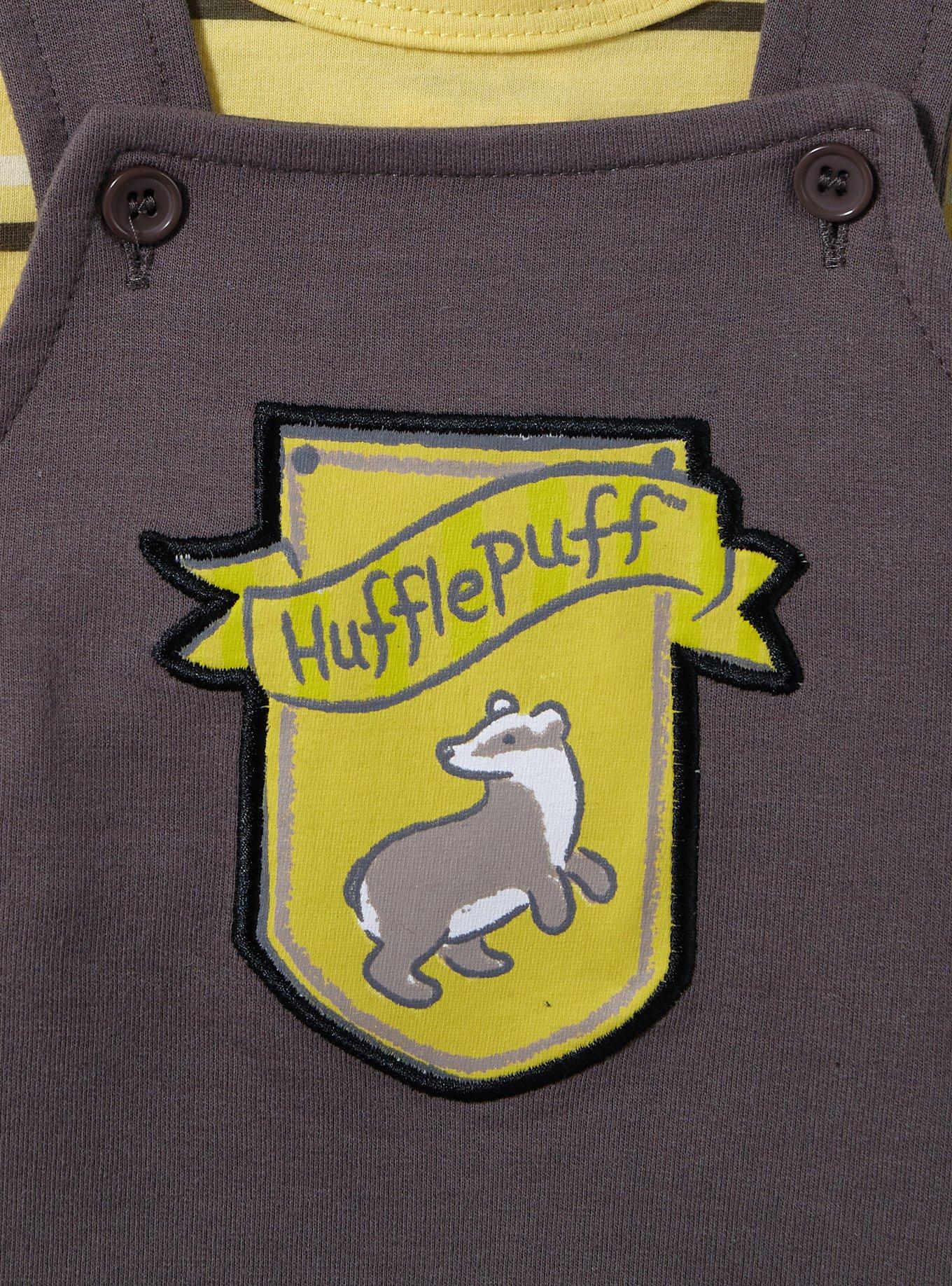 Harry Potter Hufflepuff Crest Infant T-Shirt and Overall Set - BoxLunch Exclusive, , alternate