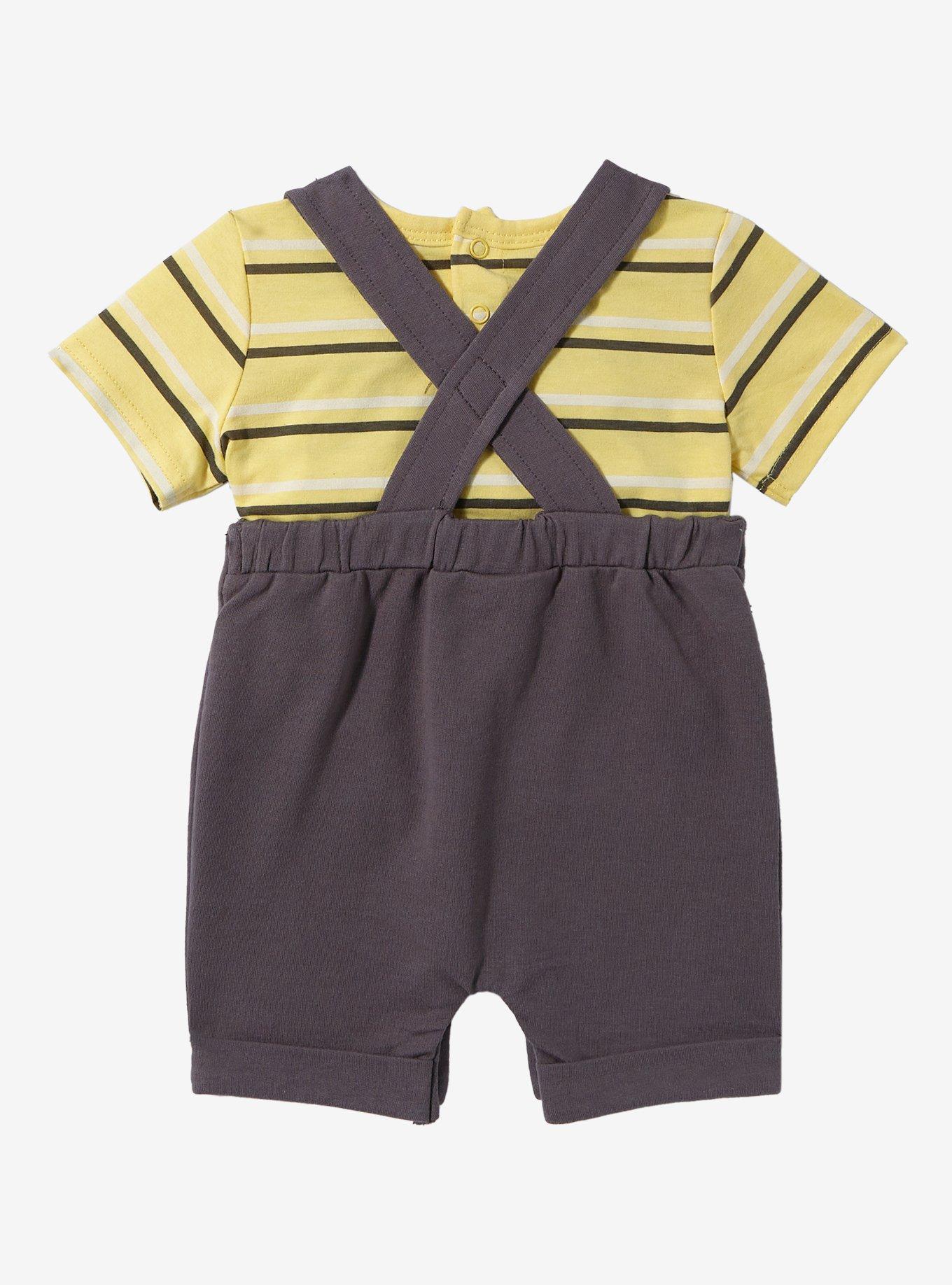 Harry Potter Hufflepuff Crest Infant T-Shirt and Overall Set - BoxLunch Exclusive, , alternate