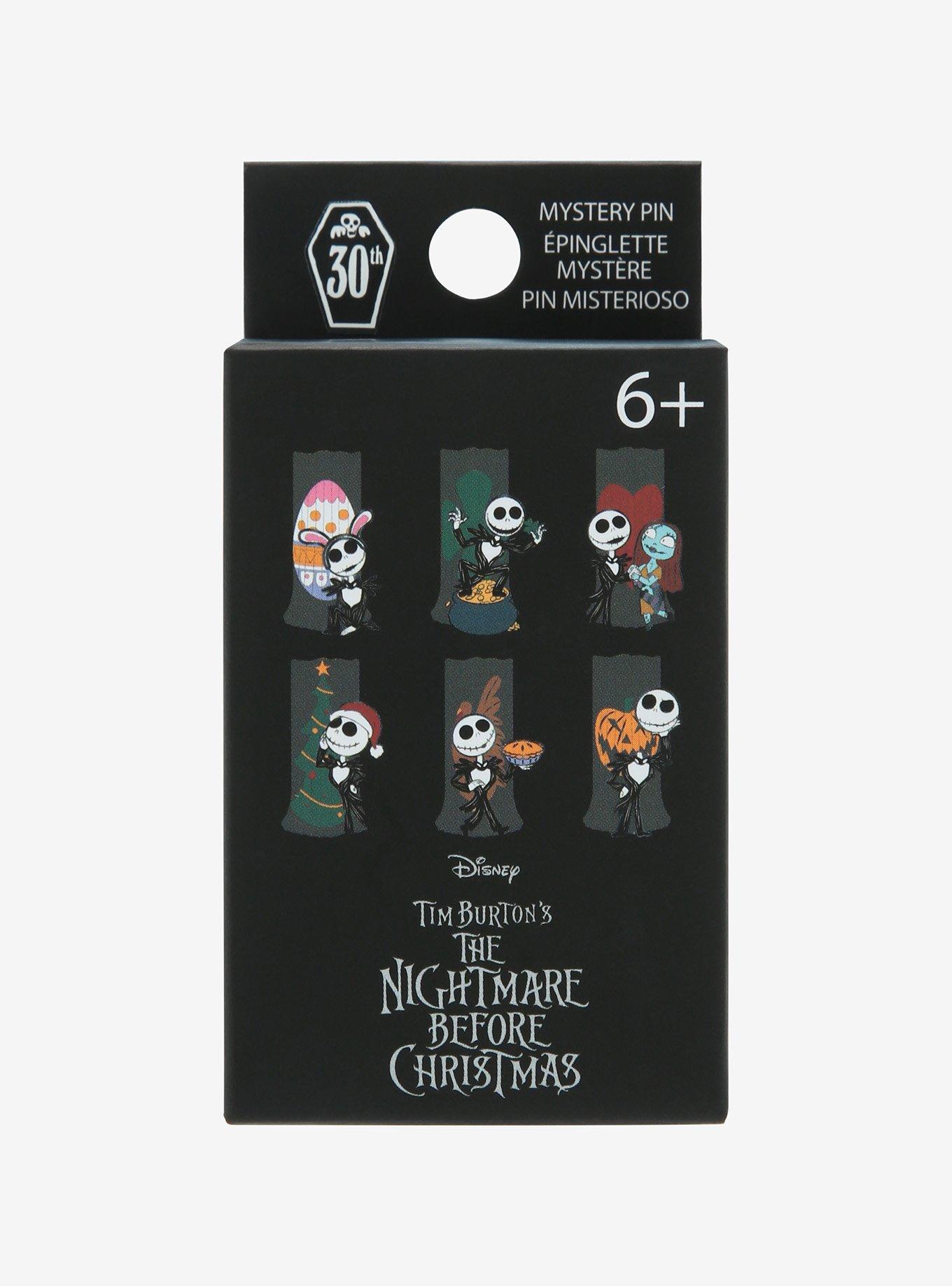 Loungefly The Nightmare Before Christmas Holiday Door Blind Box Enamel Pin, , alternate