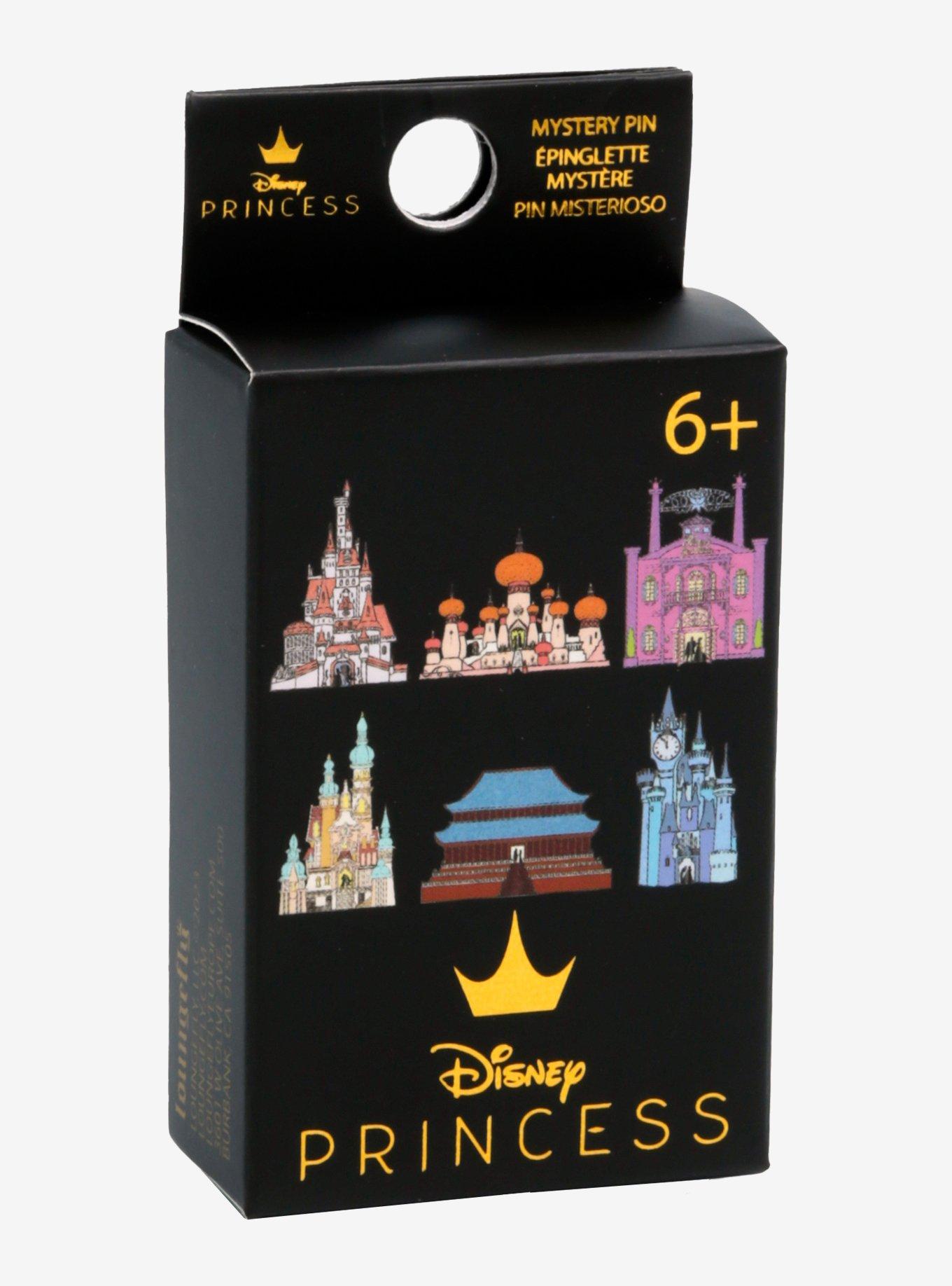 Loungefly Disney Princess Castle Silhouette Blind Box Enamel Pin, , alternate
