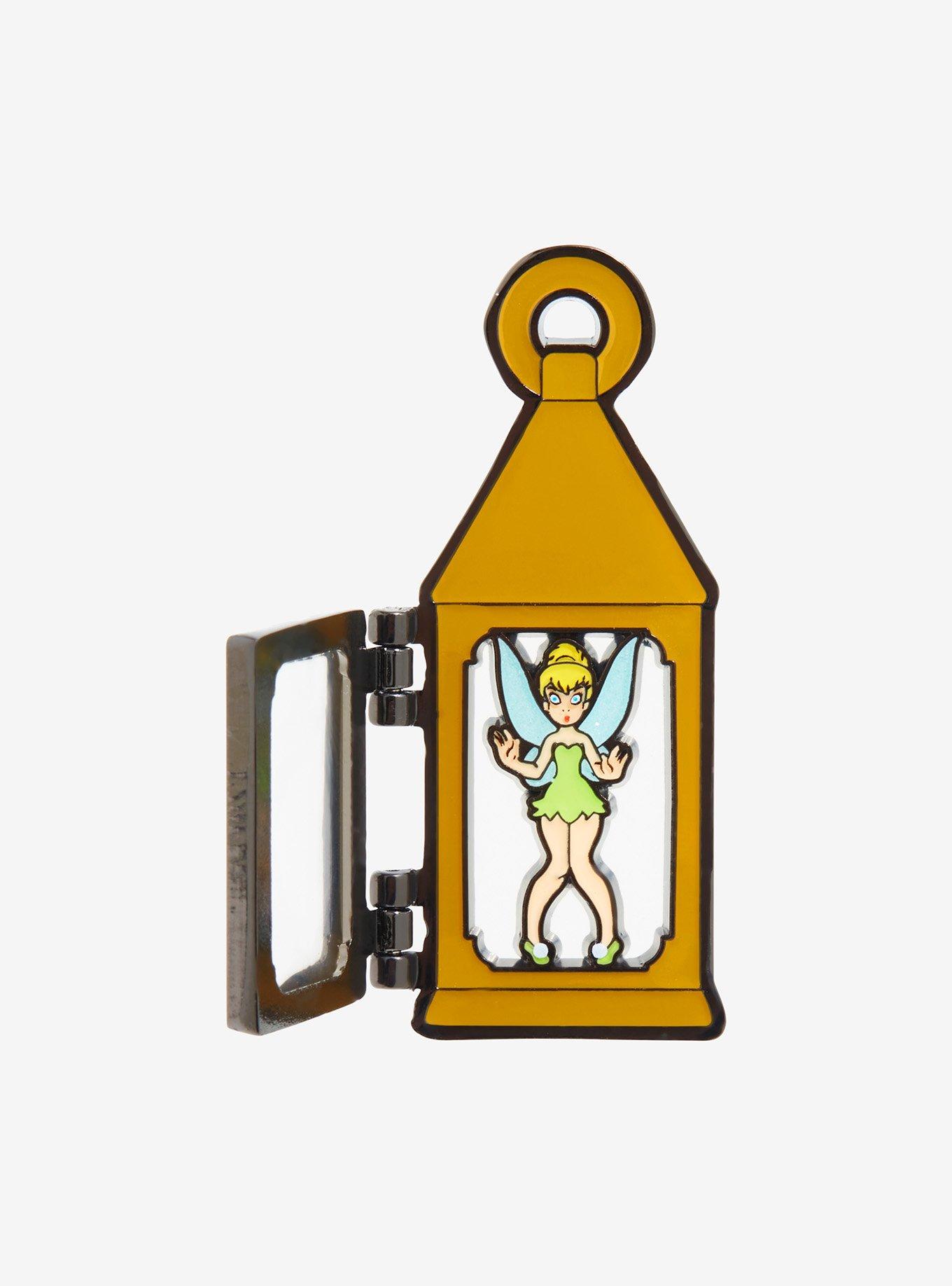 Loungefly Disney Peter Pan Tinker Bell Lantern Hinged Enamel Pin, , hi-res