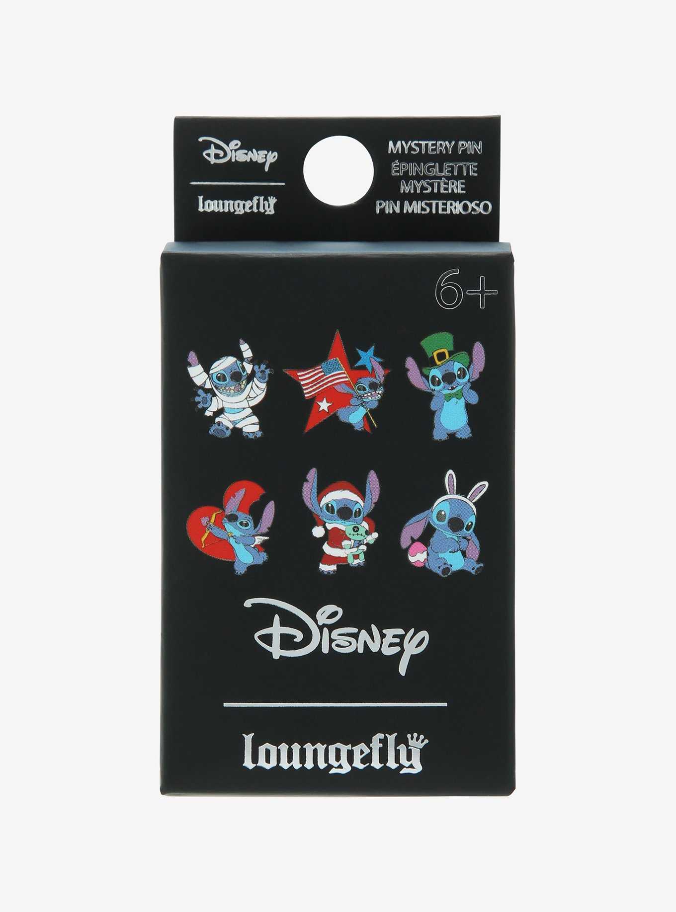Loungefly Disney Lilo & Stitch Holidays Blind Box Enamel Pin, , hi-res