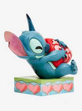 Disney Lilo & Stitch Traditions Stitch Hugging Heart Figure, , hi-res