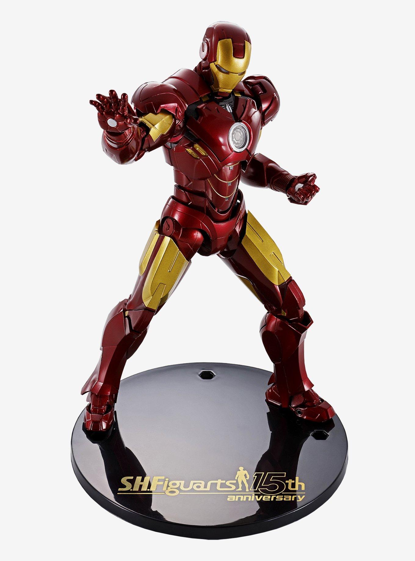 Bandai Spirits Marvel Iron Man 2 S.H. Figuarts Iron Man Mk 4 Figure (S.H. Figuarts 15th Anniversary Ver.), , alternate
