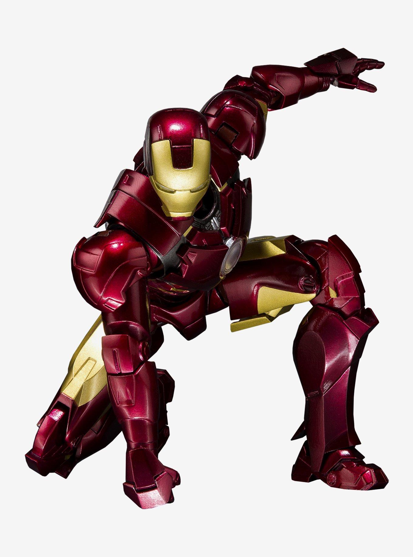 Bandai Spirits Marvel Iron Man 2 S.H. Figuarts Iron Man Mk 4 Figure (S.H. Figuarts 15th Anniversary Ver.), , alternate