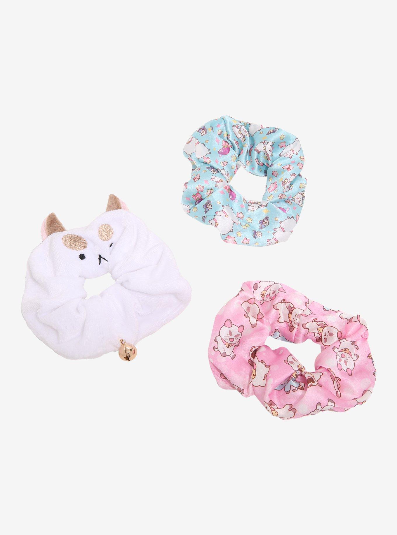 Bee and Puppy Cat Icons Scrunchy Set, , alternate