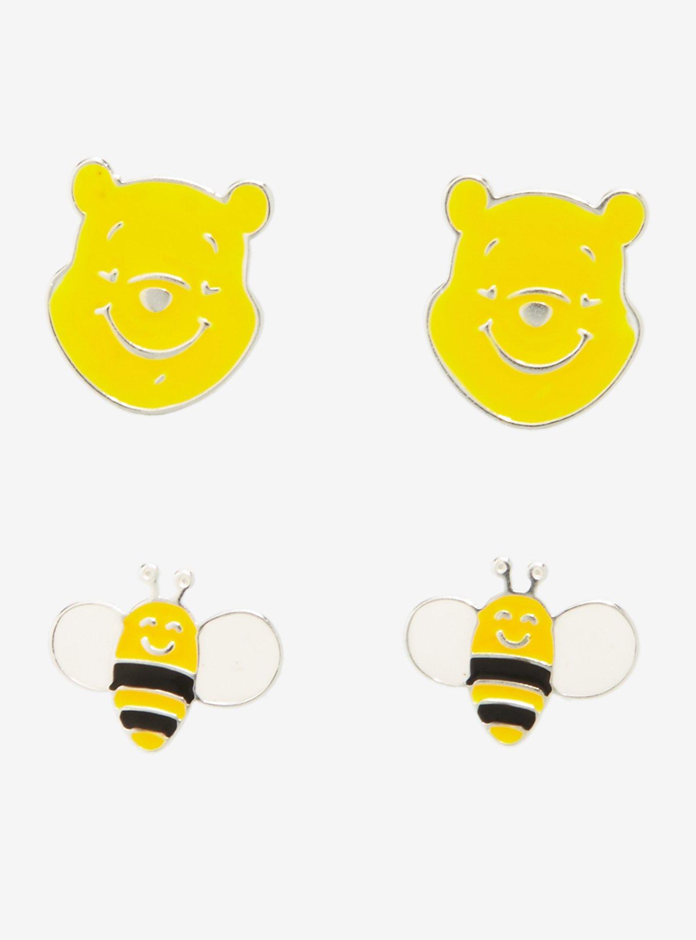 Disney Winnie the Pooh Bees & Pooh Bear Earring Set - BoxLunch Exclusive, , alternate