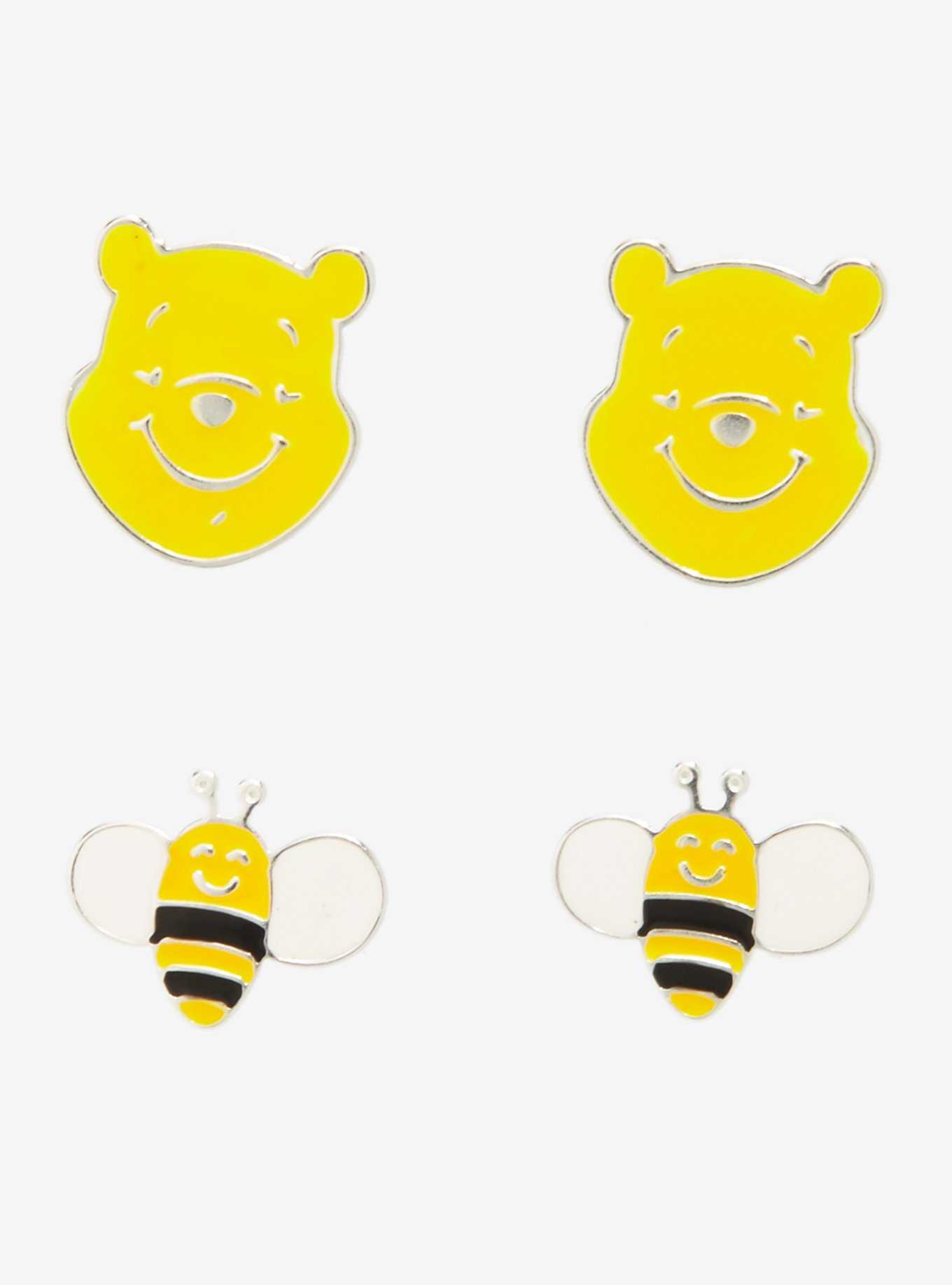 Disney Winnie the Pooh Bees & Pooh Bear Earring Set - BoxLunch Exclusive, , hi-res