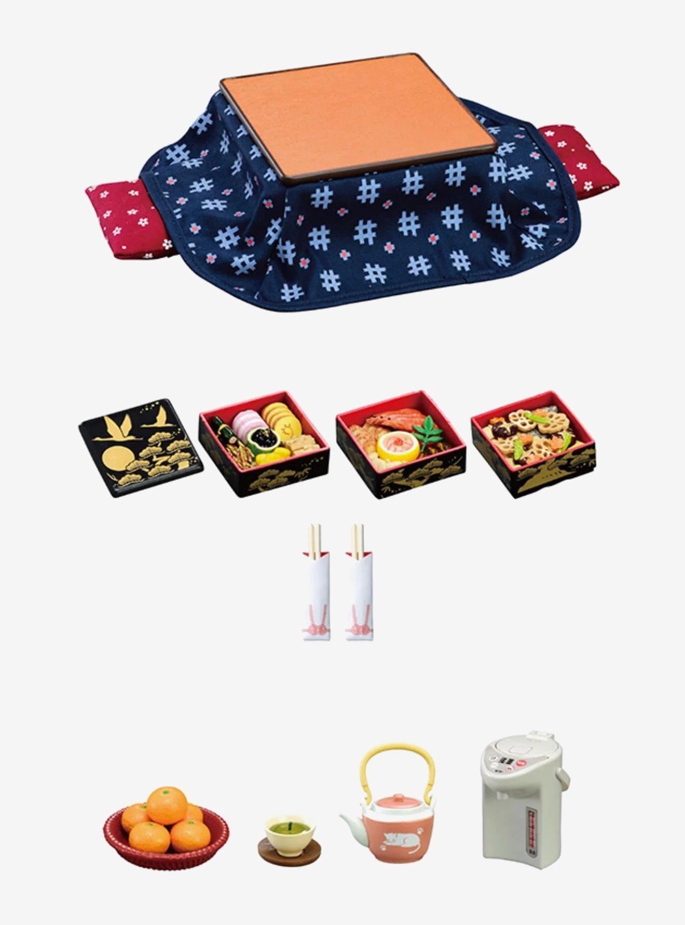 Re-Ment Kotatsu Table Miniature Figure Set, , alternate