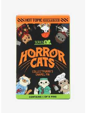 Horror Cats On The Job Blind Box Enamel Pin, , hi-res