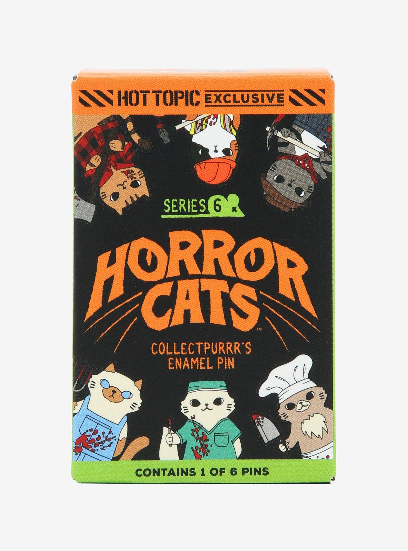 Horror Cats On The Job Blind Box Enamel Pin, , hi-res