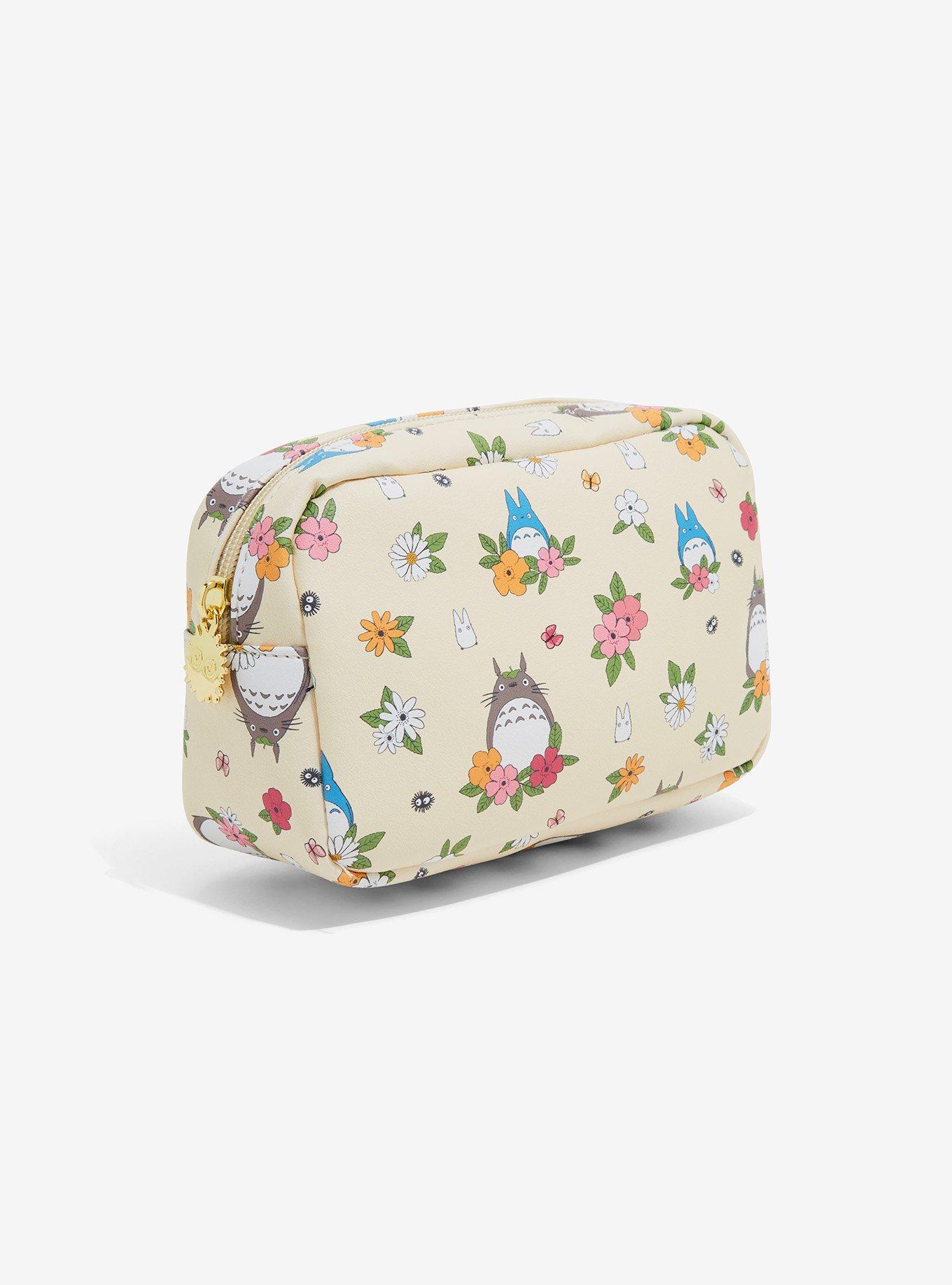 Studio Ghibli My Neighbor Totoro Floral Totoros Makeup Bag, , hi-res