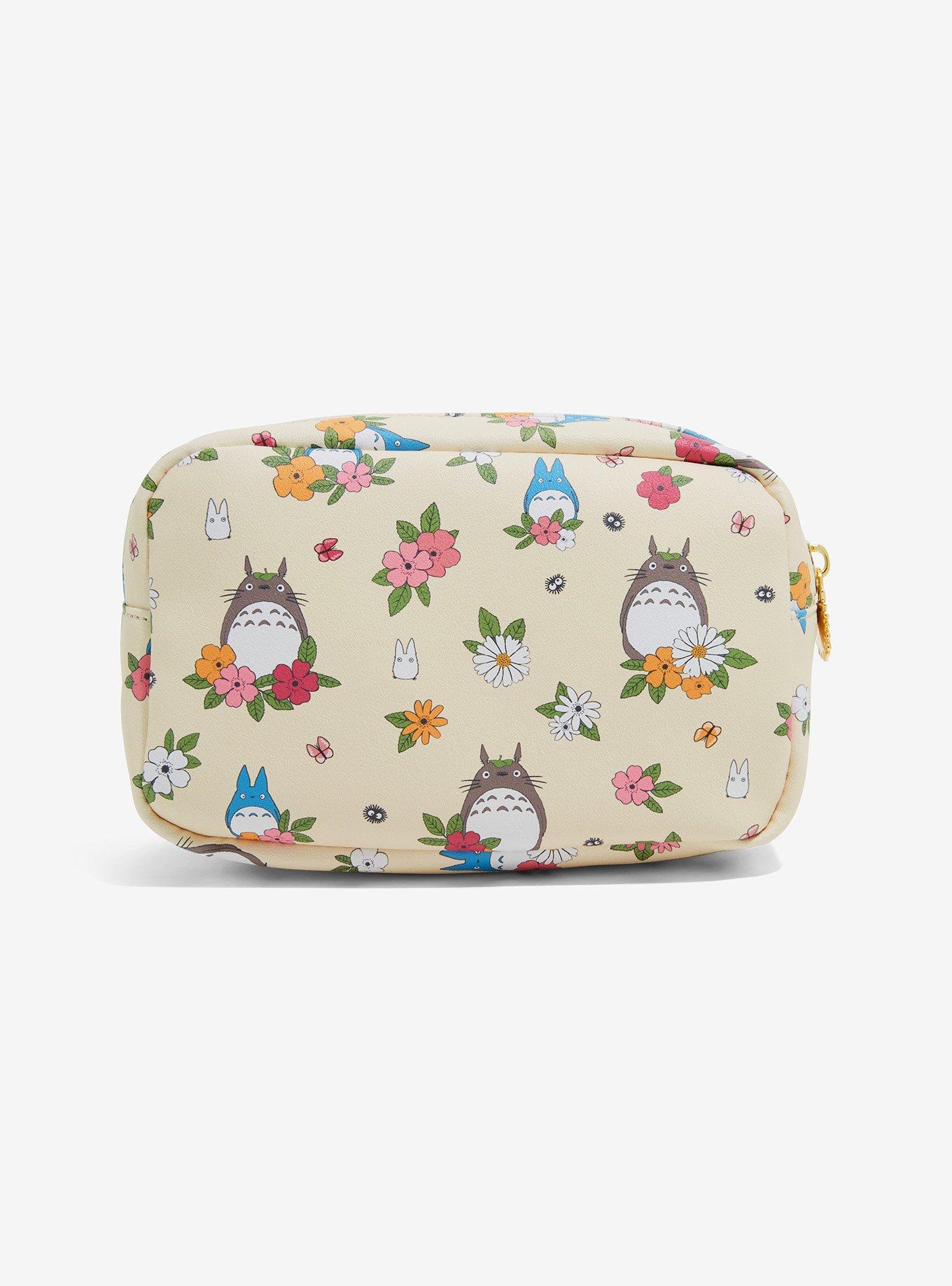 Studio Ghibli My Neighbor Totoro Floral Totoros Makeup Bag, , alternate