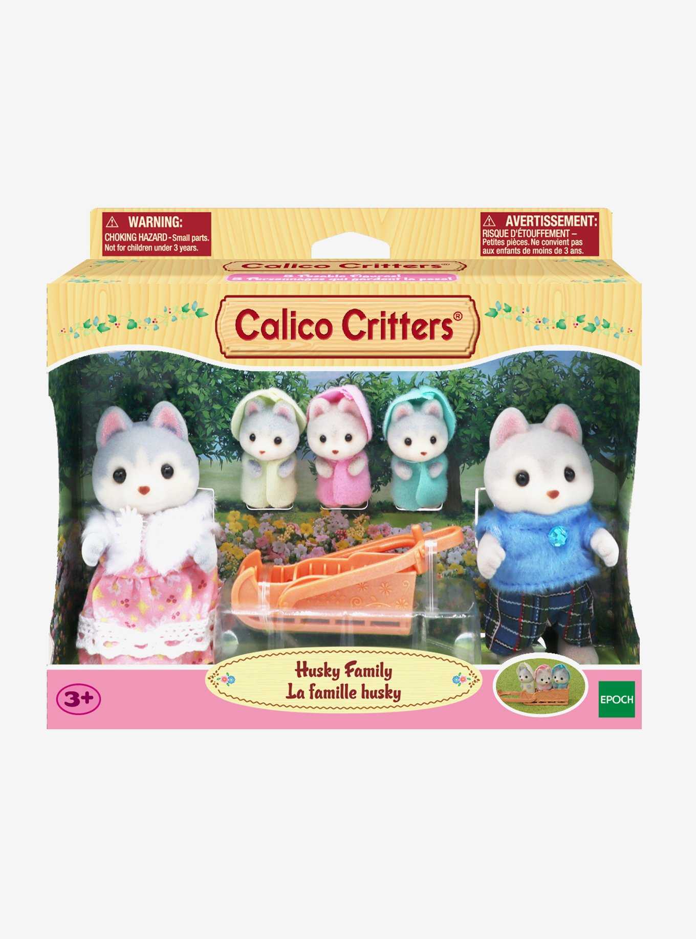 Calico Critters Husky Family Figure Set, , hi-res