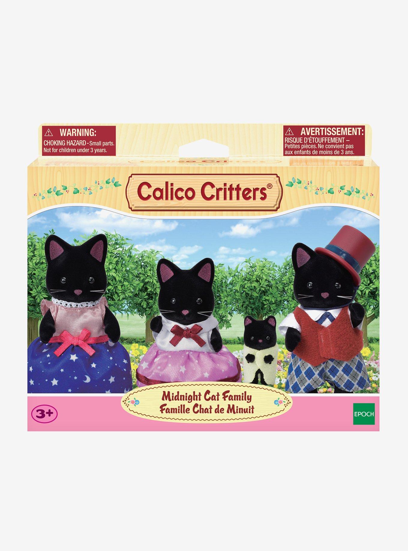 Calico Critters Midnight Cat Family Figure Set | BoxLunch