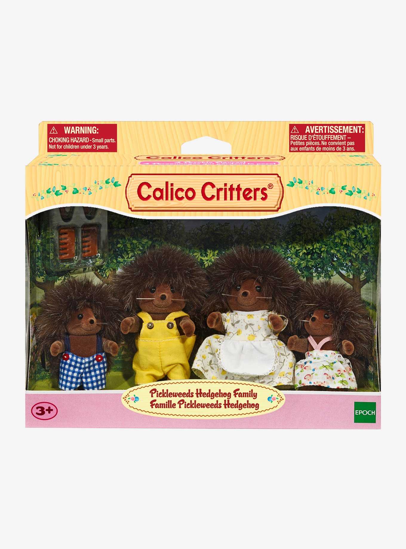 Calico Critters Pickleweeds Hedgehog Family Figure Set, , hi-res