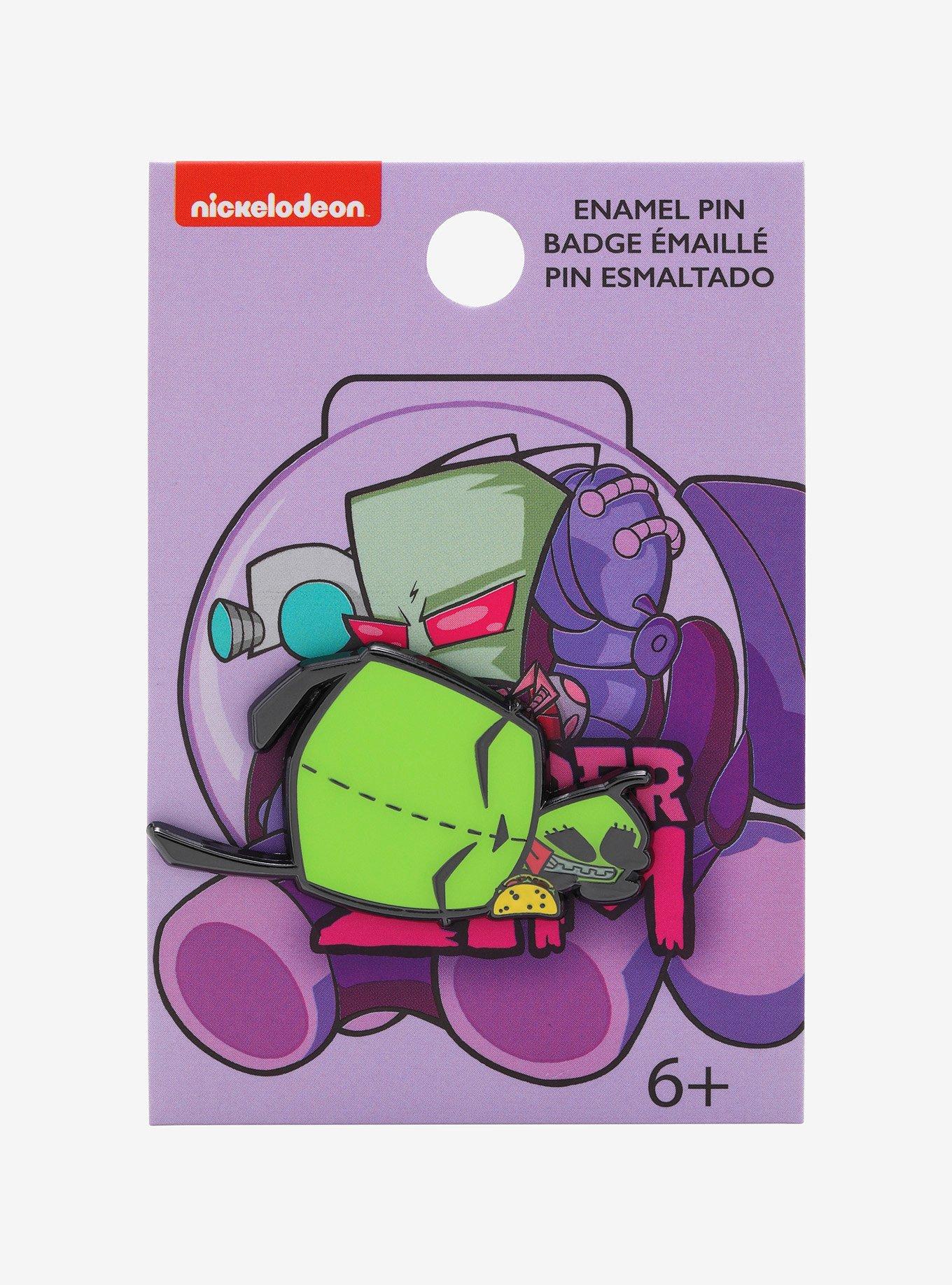 Loungefly Invader Zim GIR Nap Enamel Pin, , alternate