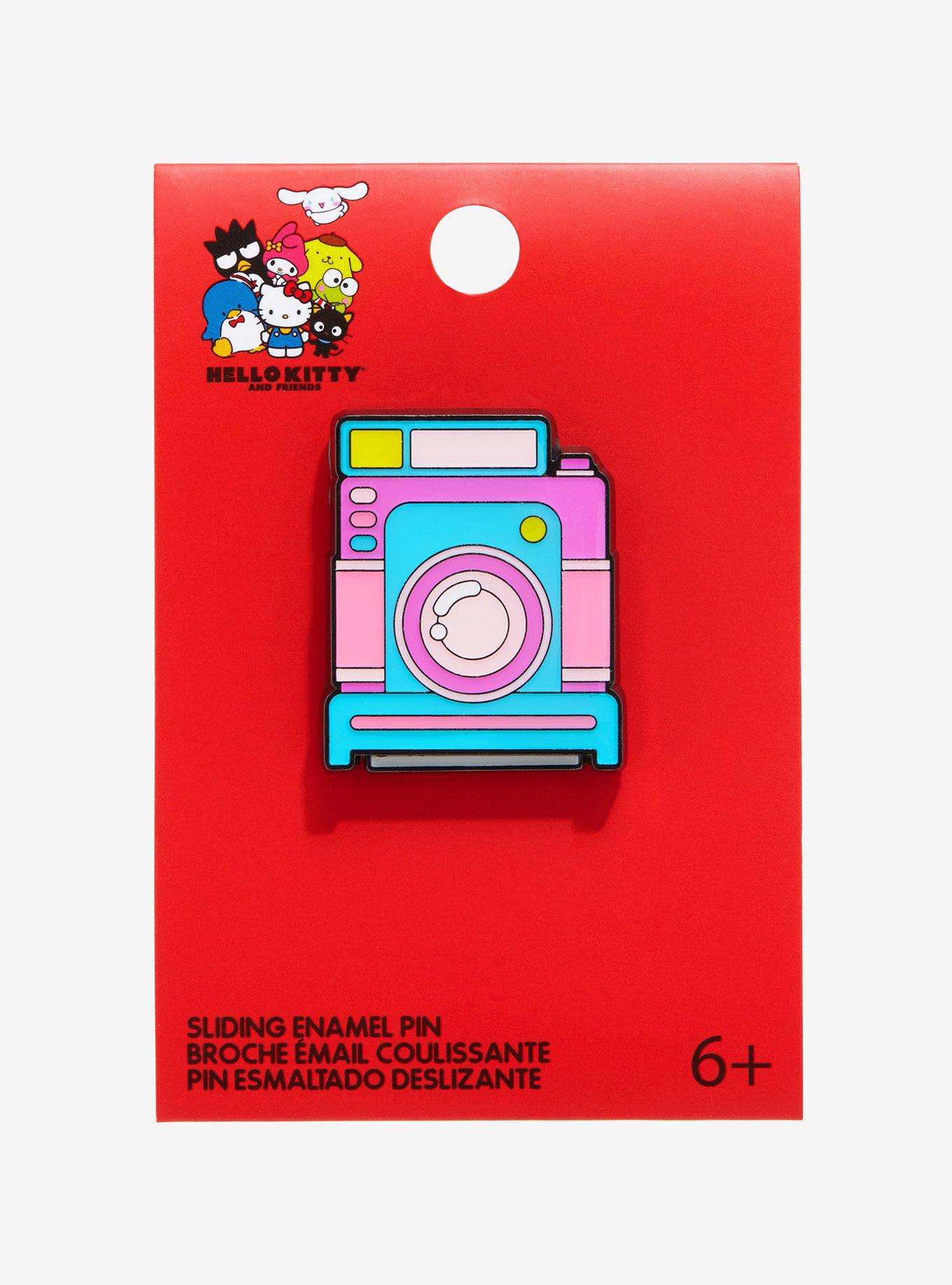 Loungefly Hello Kitty And Friends Retro Camera Sliding Enamel Pin, , alternate