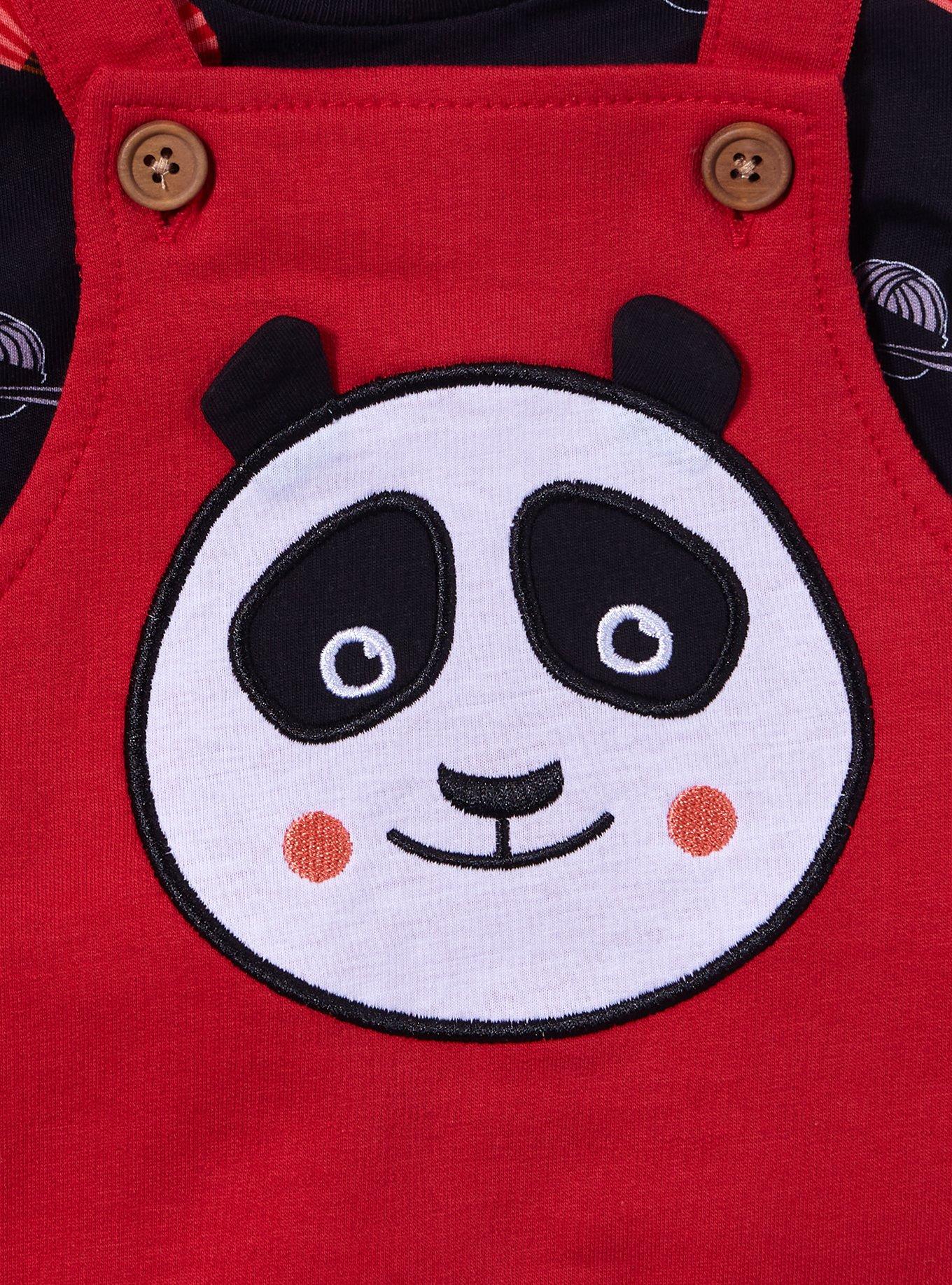 Dreamworks Kung Fu Panda Po Infant Overall Set — BoxLunch Exclusive, RED, alternate