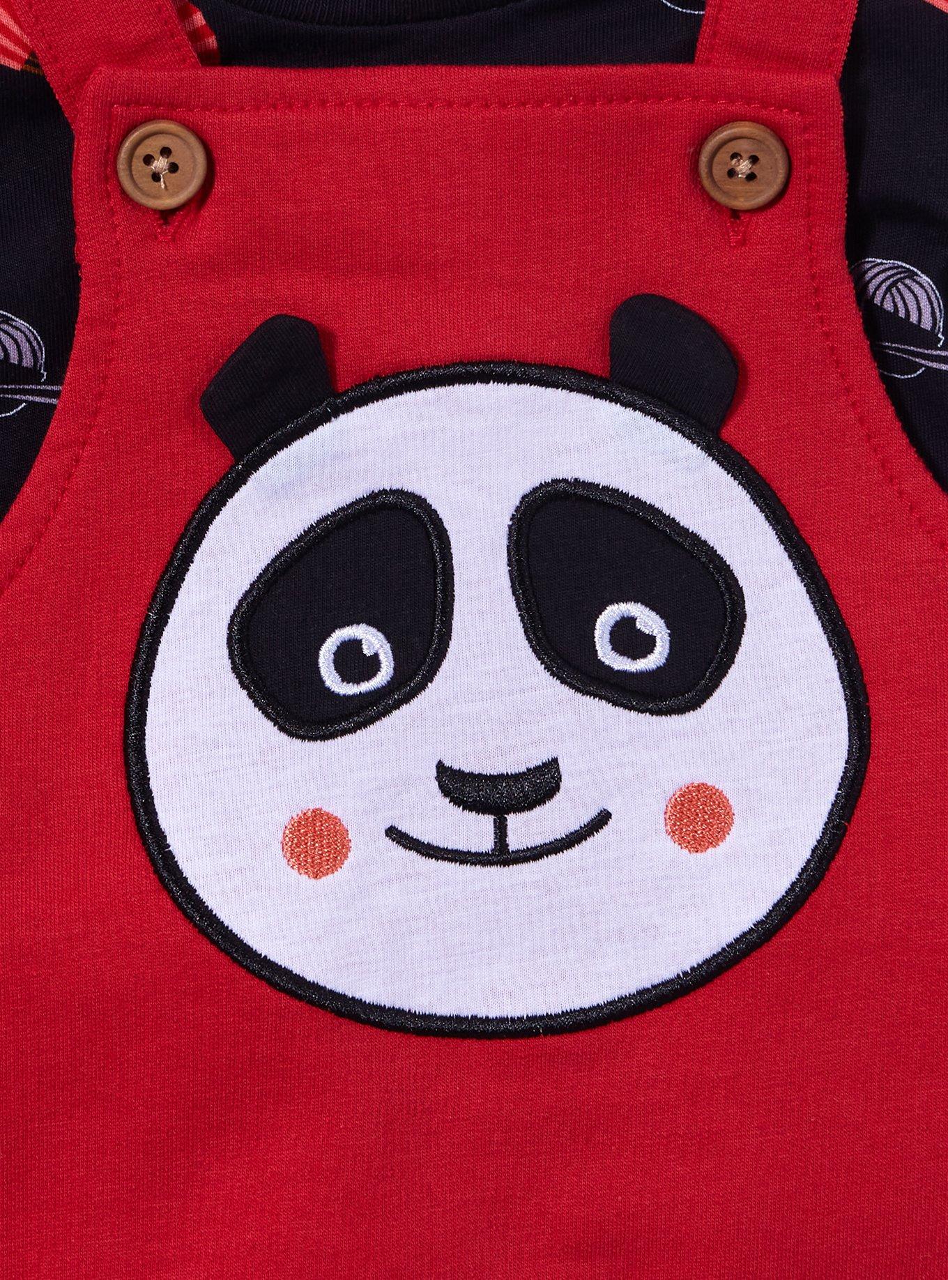 Dreamworks Kung Fu Panda Po Infant Overall Set &mdash; BoxLunch Exclusive, RED, alternate