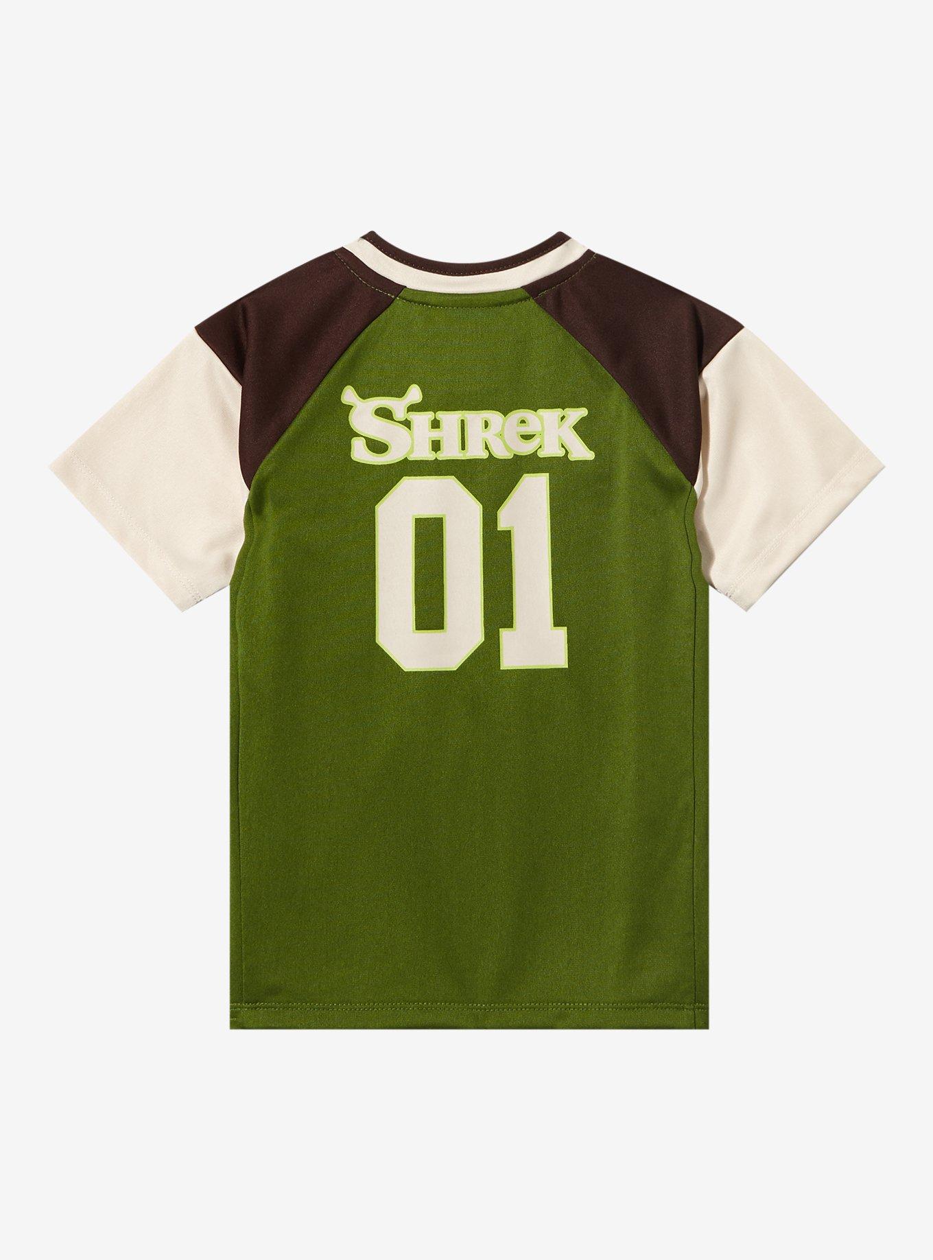 Dreamworks Shrek Toddler Soccer Jersey - BoxLunch Exclusive, GREEN  OLIVE, alternate