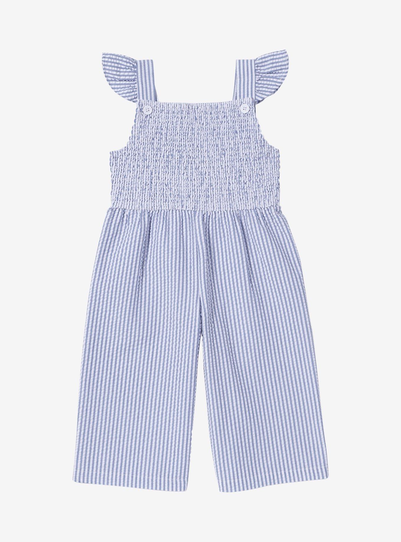 Studio Ghibli Ponyo Boat Striped Ruffle Toddler Romper
