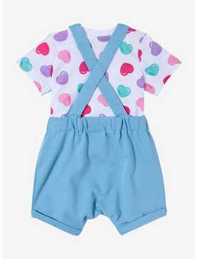 Sanrio Hello Kitty Emo Kyun Heart Infant Overall Set - BoxLunch Exclusive, , hi-res