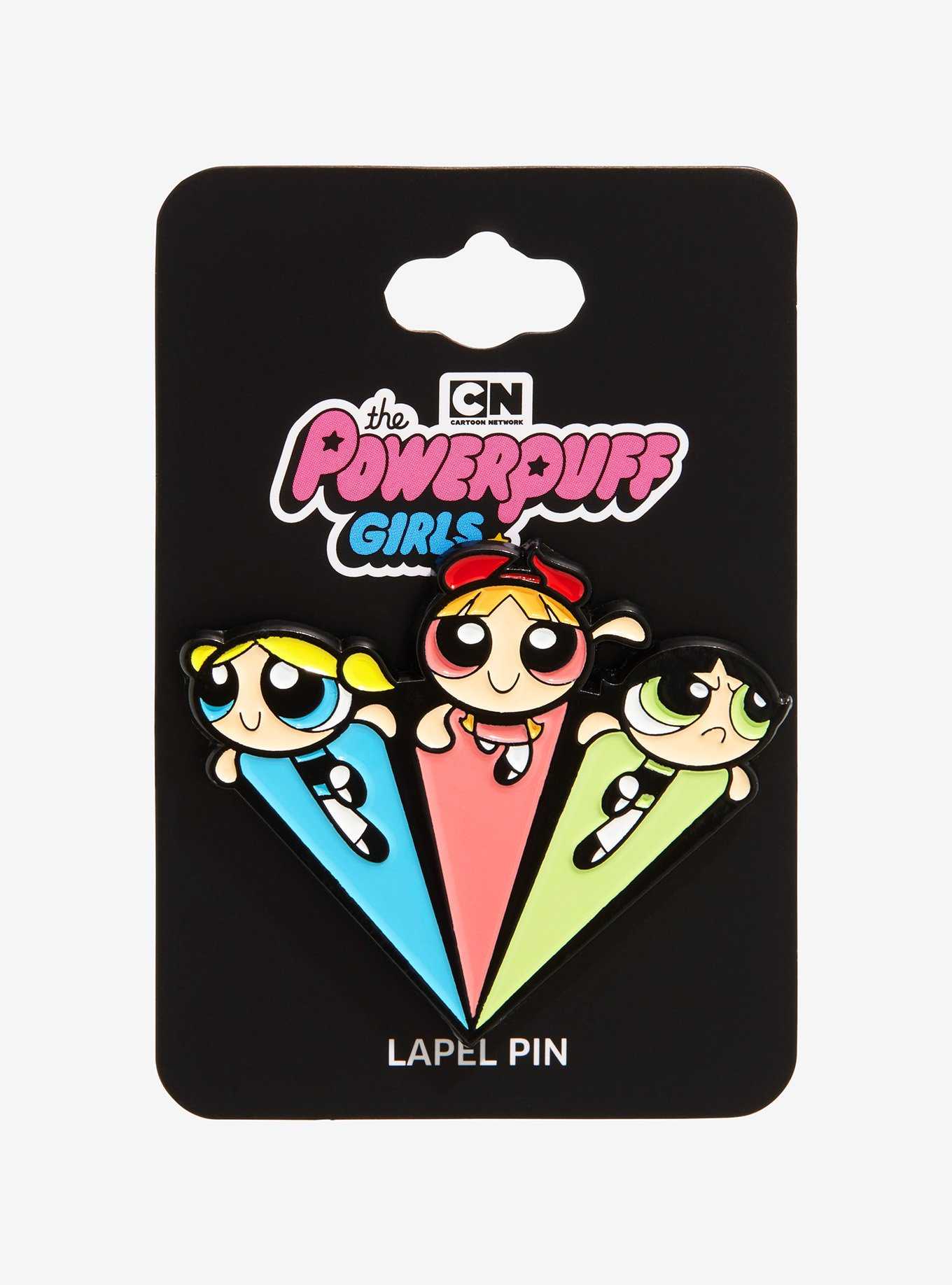 The Powerpuff Girls Flying Trio Enamel Pin, , hi-res