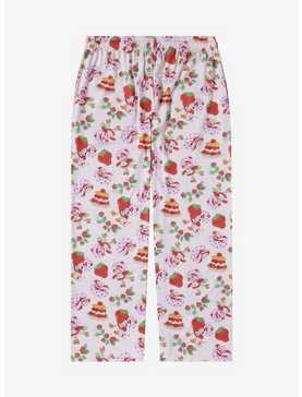 Strawberry Shortcake Icons Allover Print Women's Plus Size Sleep Pants - BoxLunch Exclusive, , hi-res