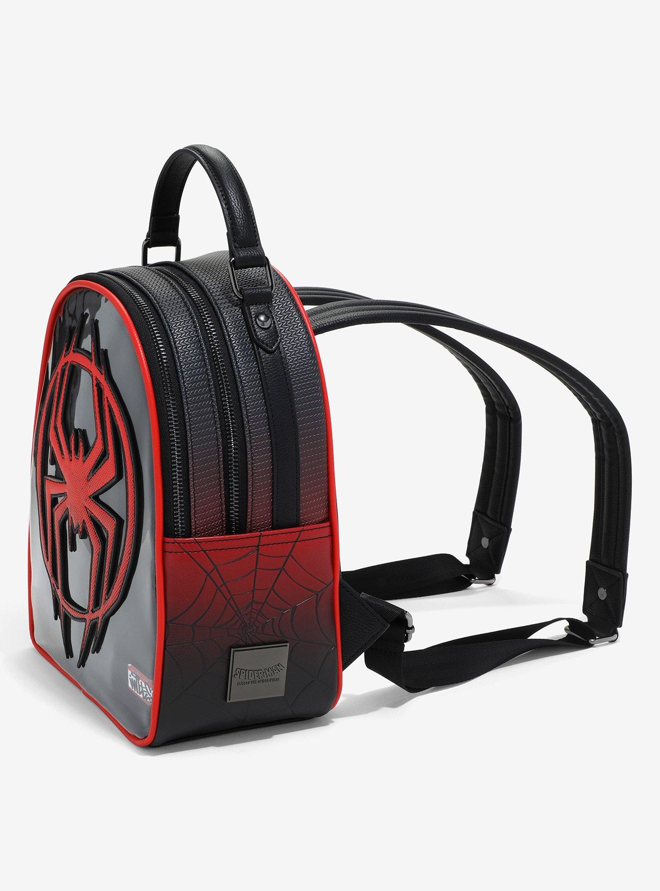 Marvel Spider-Man Miles Morales Logo Mini Backpack - BoxLunch Exclusive, , alternate