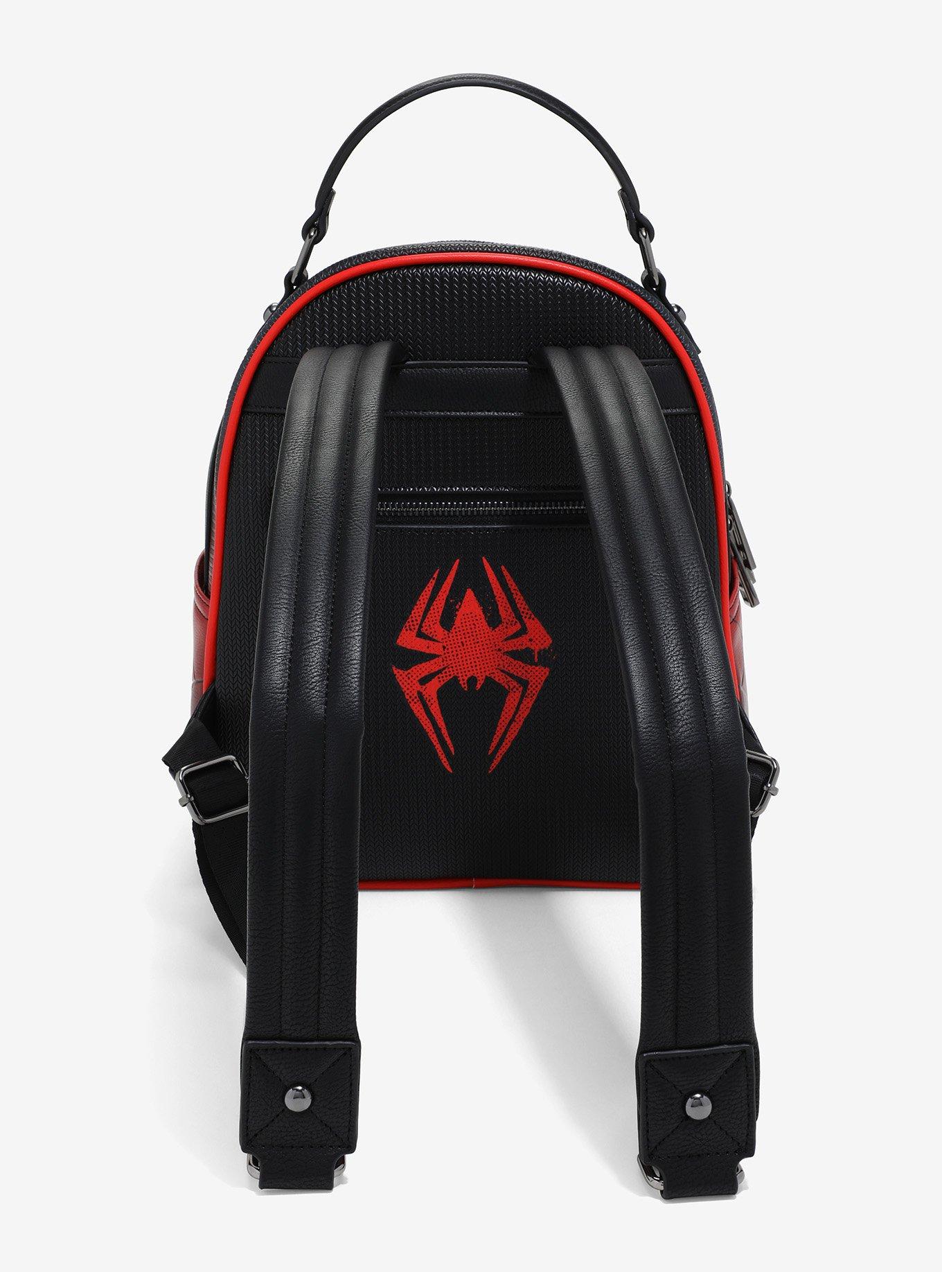 Marvel Spider-Man Miles Morales Logo Mini Backpack - BoxLunch Exclusive, , alternate