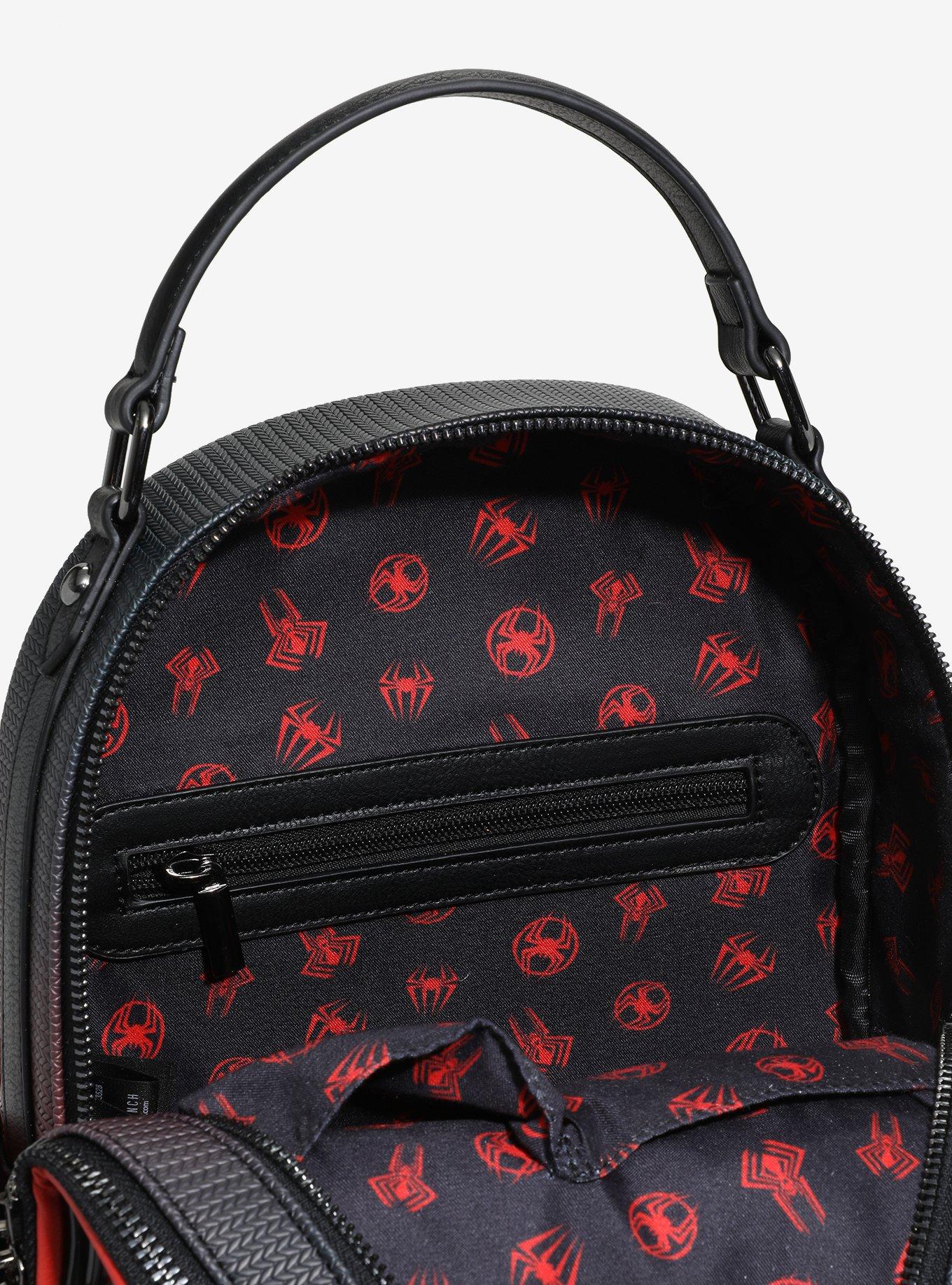 Marvel Spider-Man Miles Morales Logo Mini Backpack - BoxLunch Exclusive, , alternate