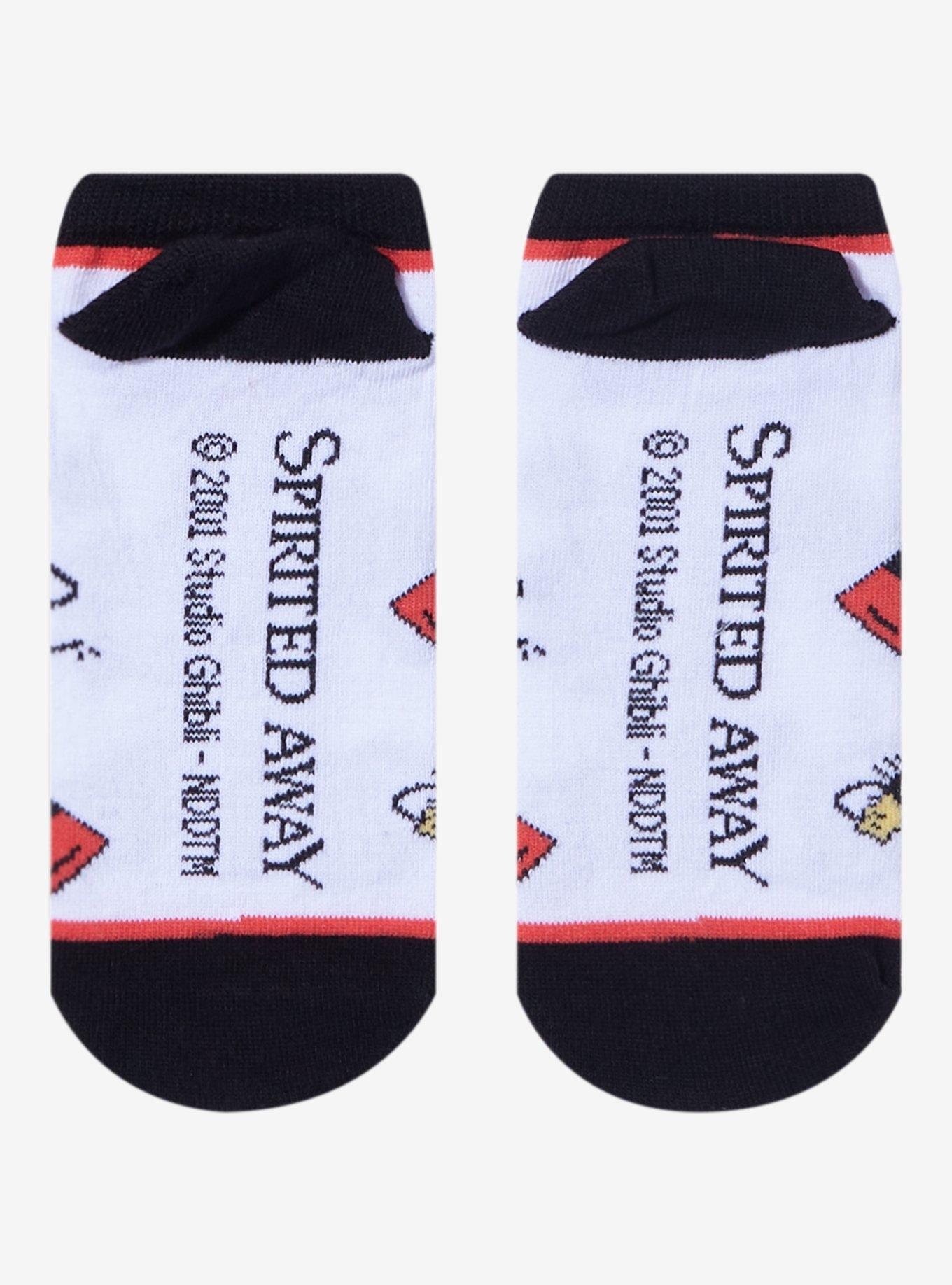 Studio Ghibli Spirited Away Soot Sprite Bath Token No-Show Socks, , alternate