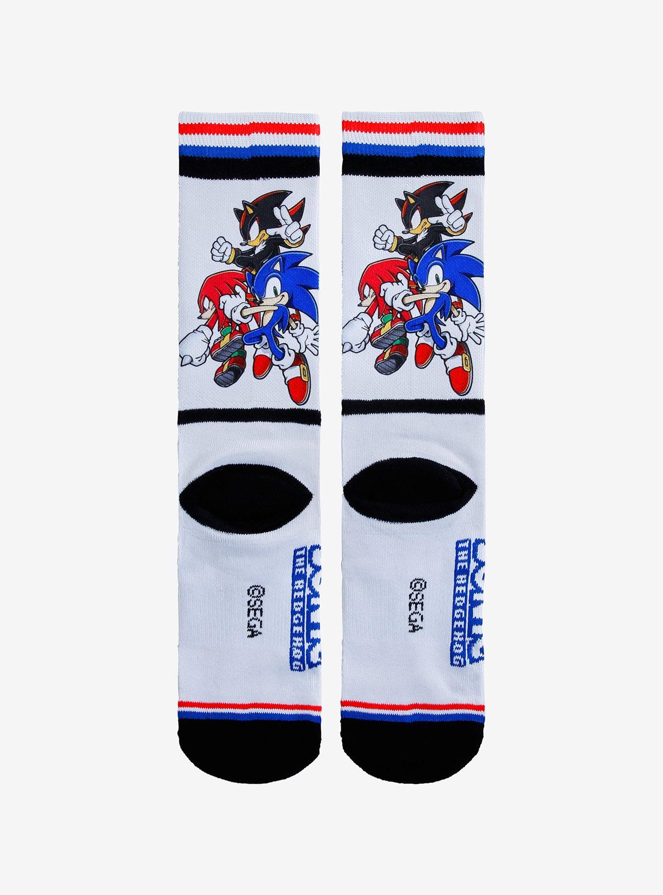 Sonic The Hedgehog Trio Varsity Crew Socks, , alternate