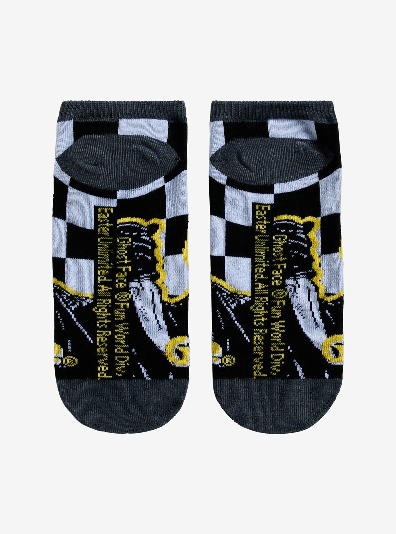 Scream Ghost Face Checkered No-Show Socks, , alternate