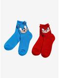 Sonic The Hedgehog Duo Crew Socks 2 Pair, , alternate