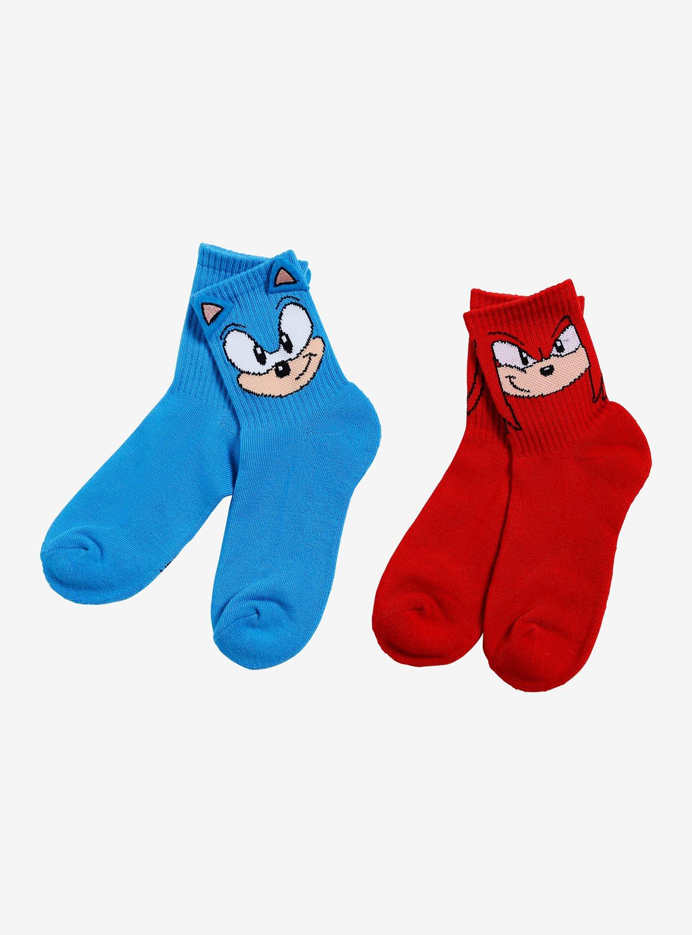 Sonic The Hedgehog Duo Crew Socks 2 Pair, , alternate