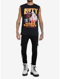 One Piece Luffy Captain Muscle Tank Top, BLACK, alternate